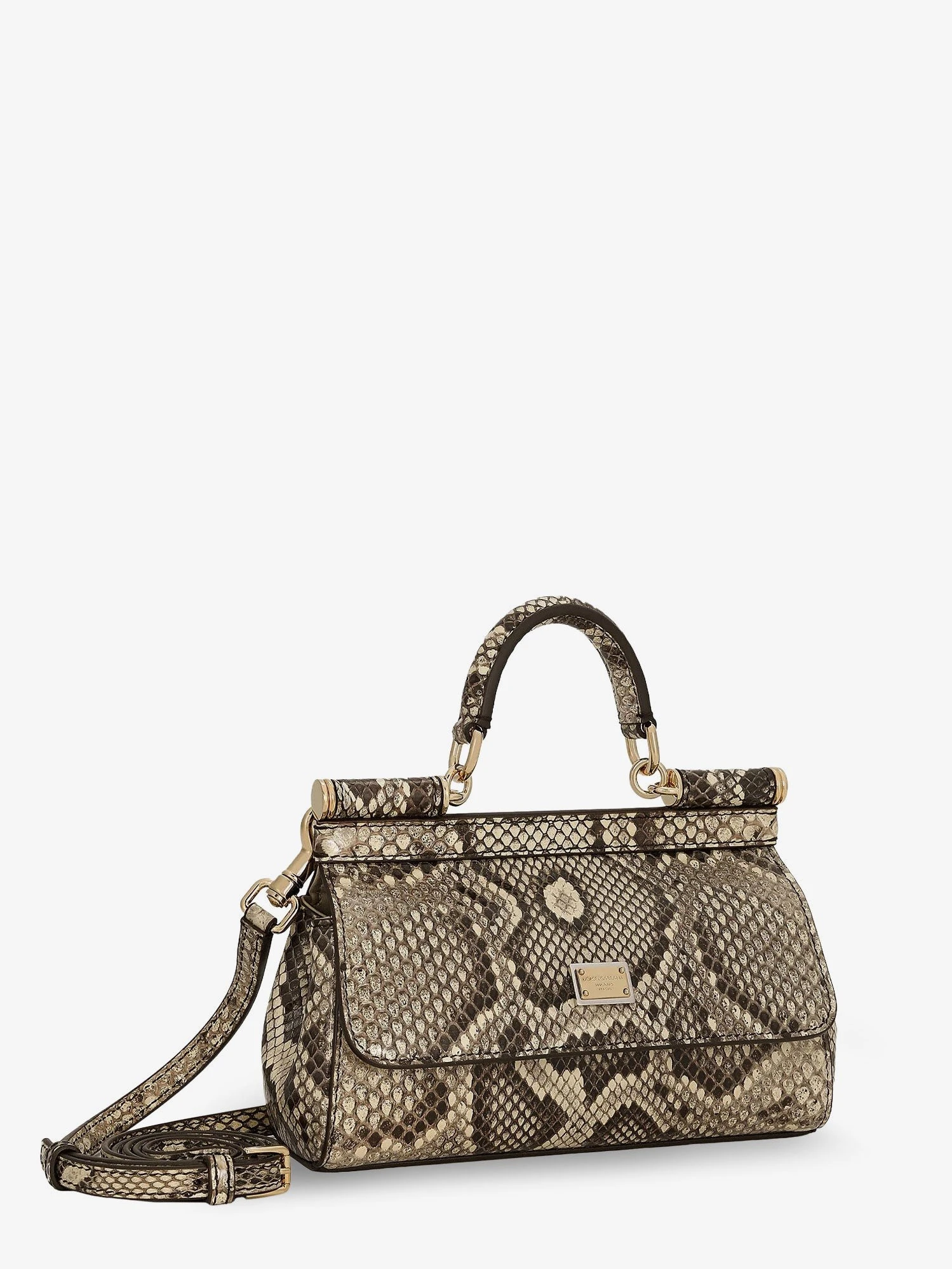 Sicily shiny python mini handbag.webp
