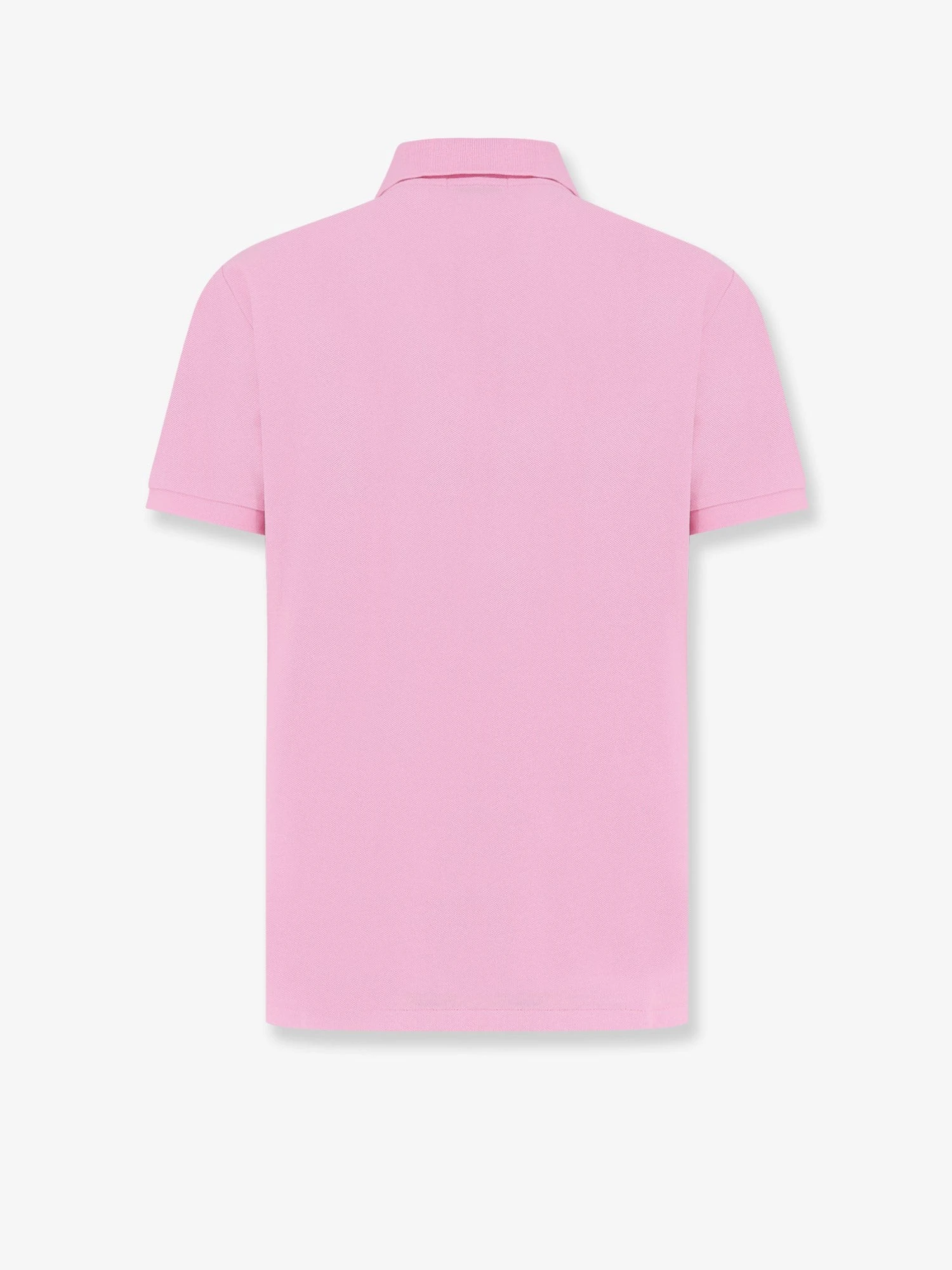 Cotton polo shirt with embroidered logo on the front.webp