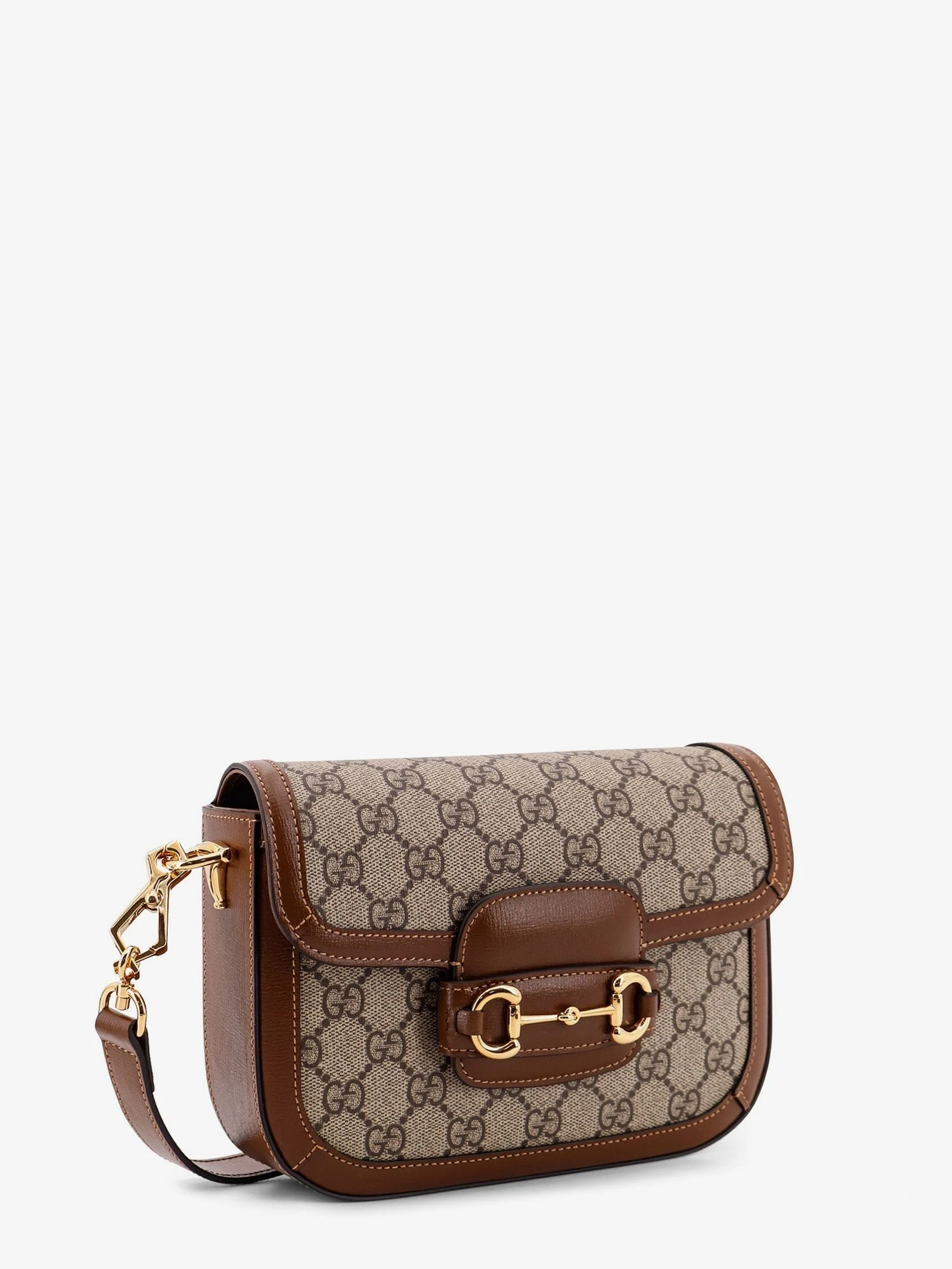 Coated canvas Gucci Horsebit 1955 crossbody bag with GG Supreme motif.webp