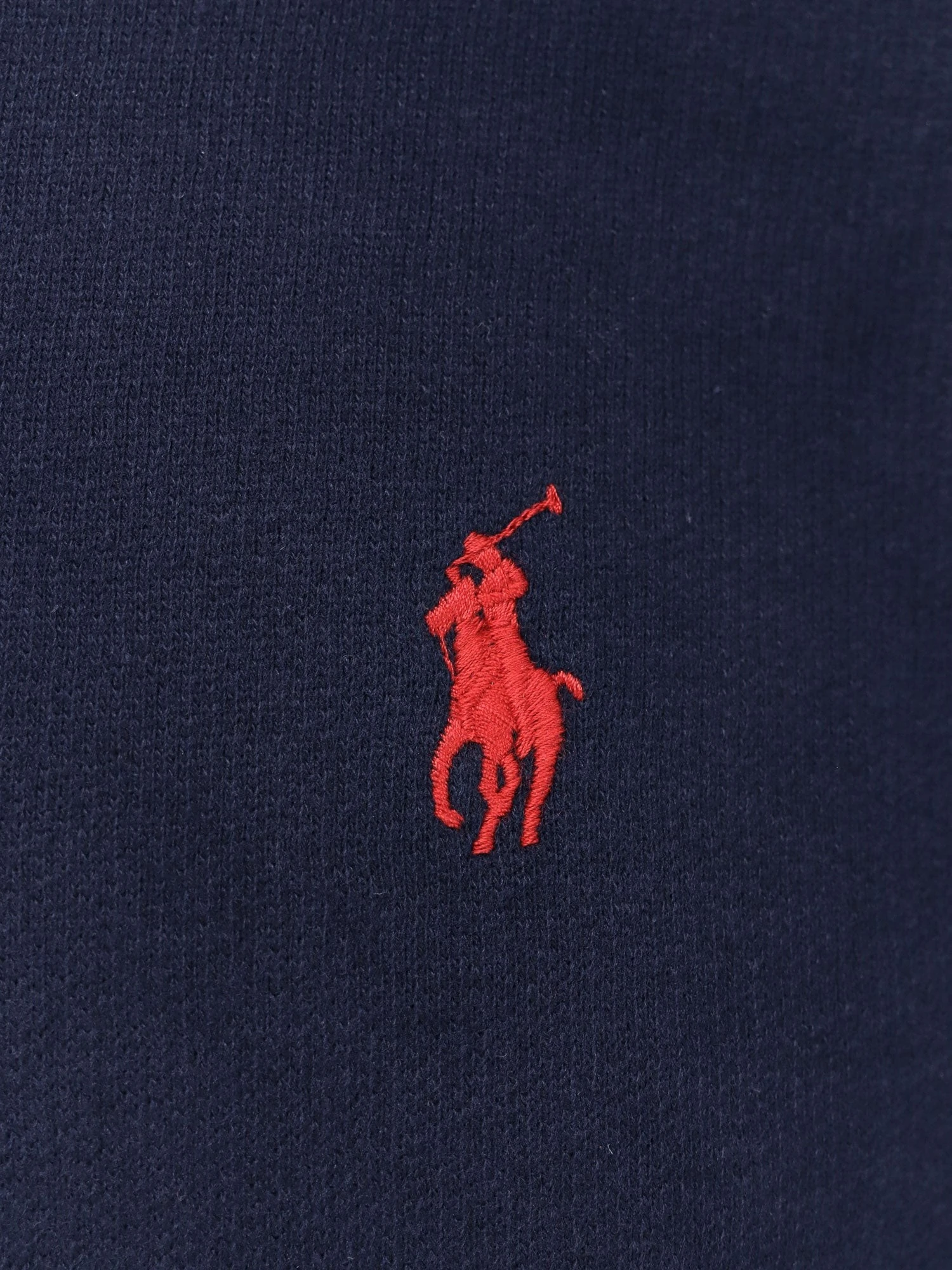 Cotton blend sweater with logo.webp