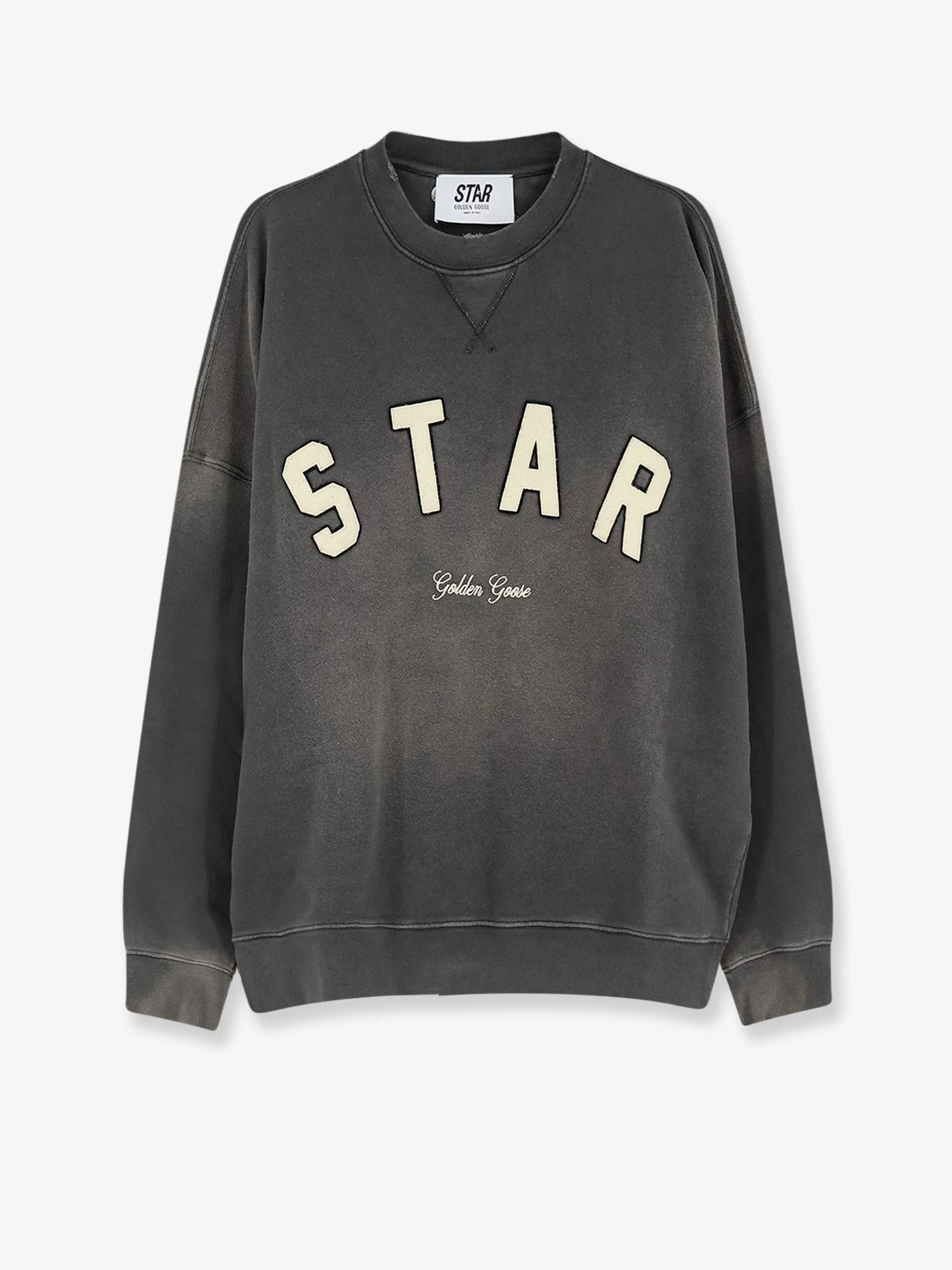 Cotton sweatshirt with front logo.webp