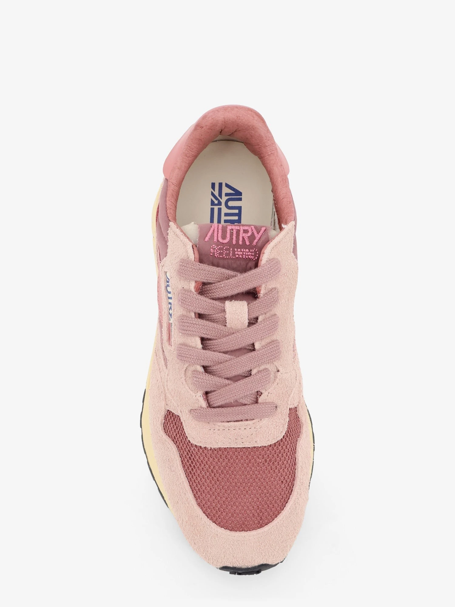Reelwind Low mesh and suede sneakers with side logo.webp