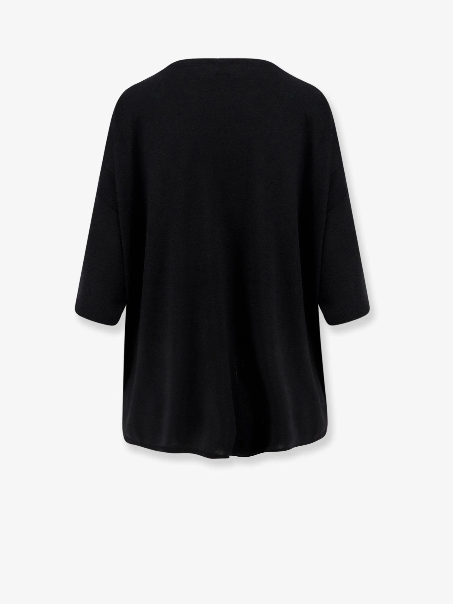 Longline wool blend sweater