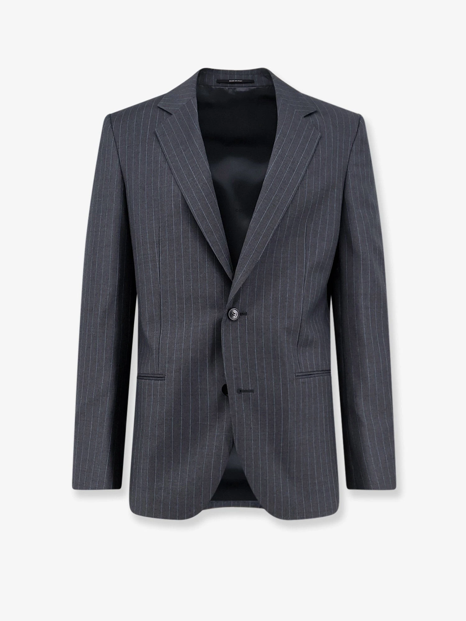 Pinstriped wool blazer.webp