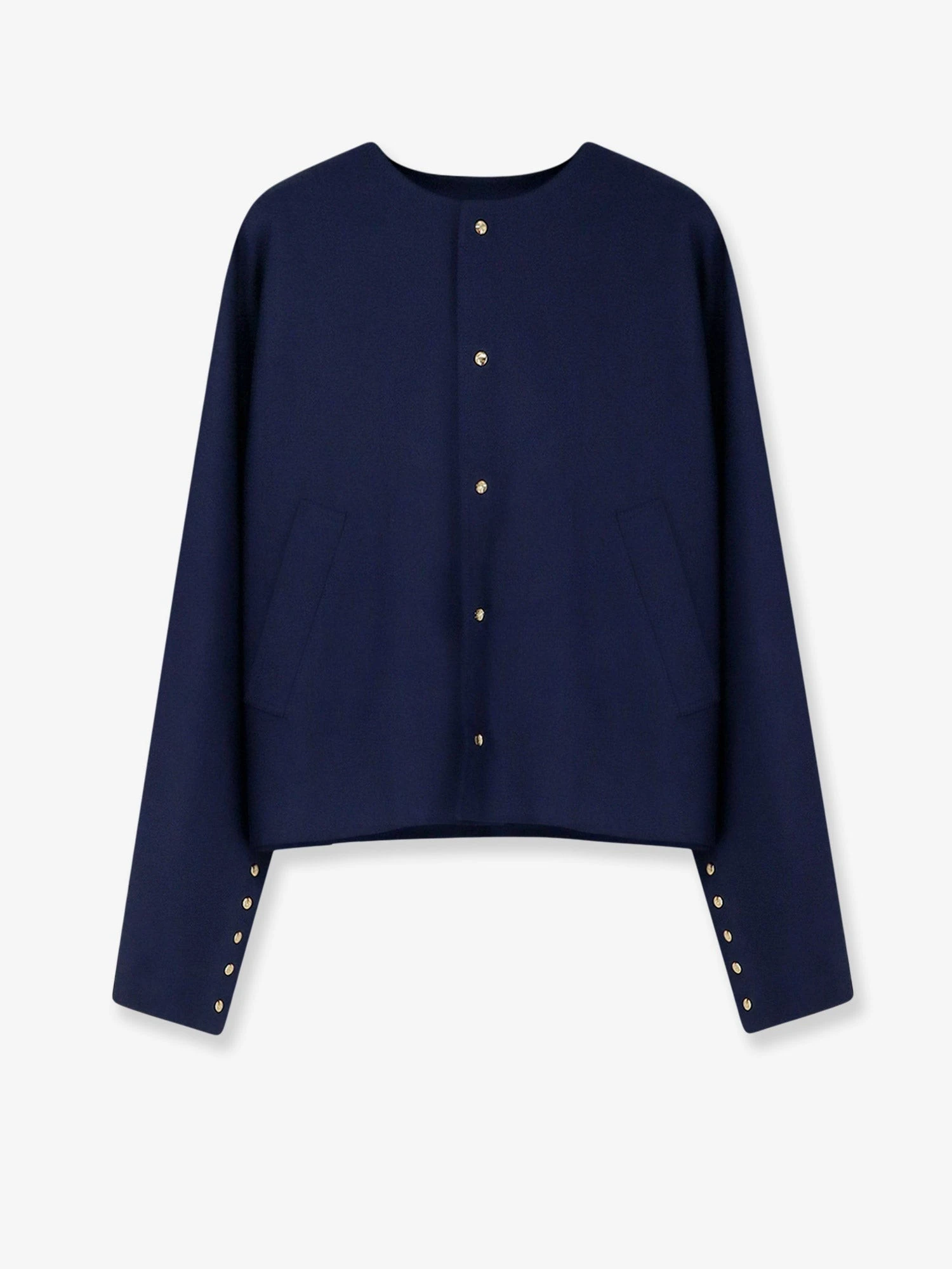 Cotton blazer with printed lining.webp
