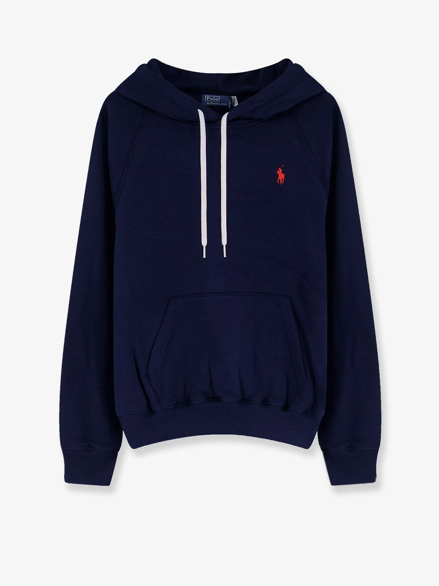 Cotton blend sweatshirt with embroidered logo.webp