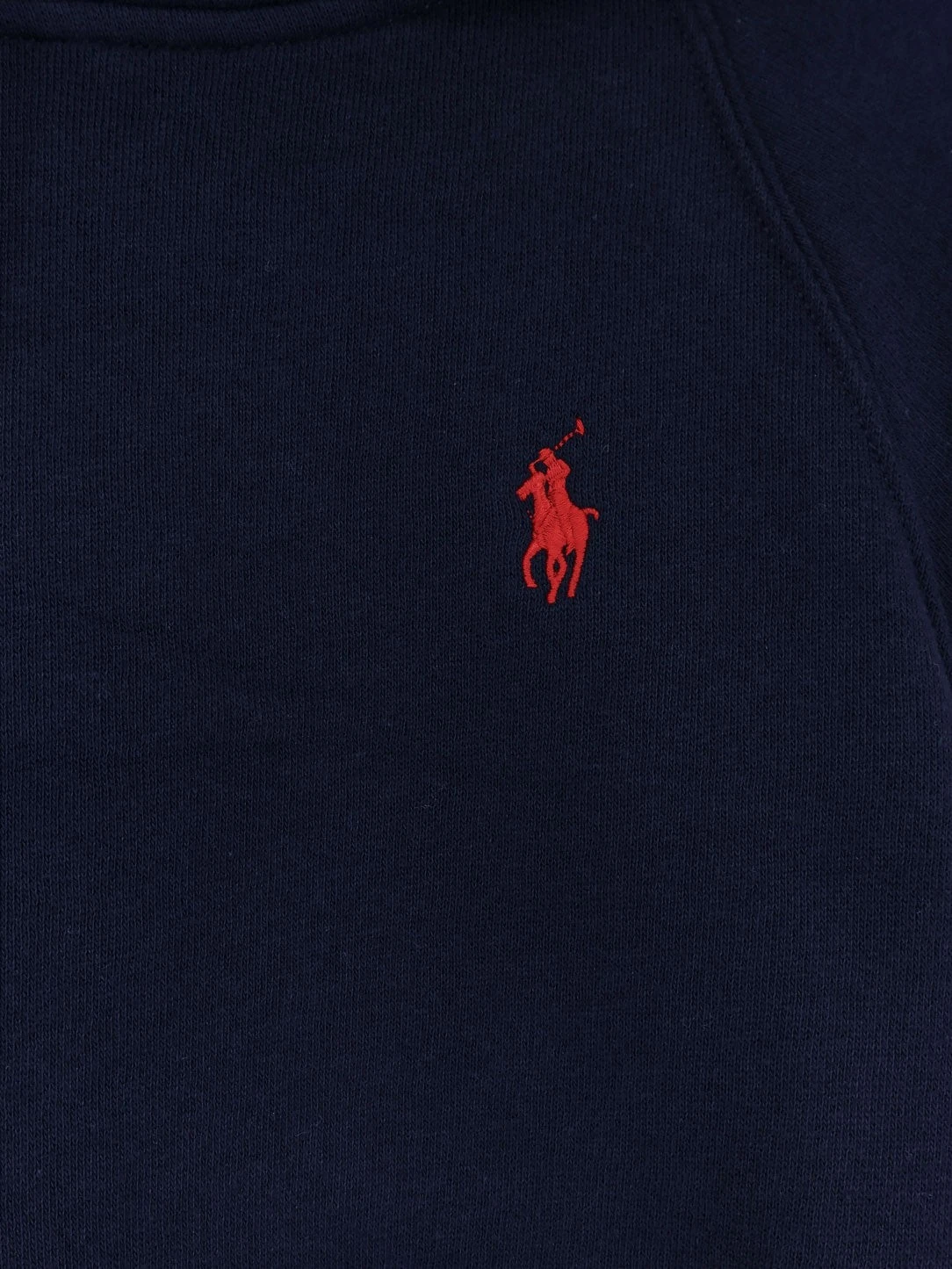 Cotton blend sweatshirt with embroidered logo.webp