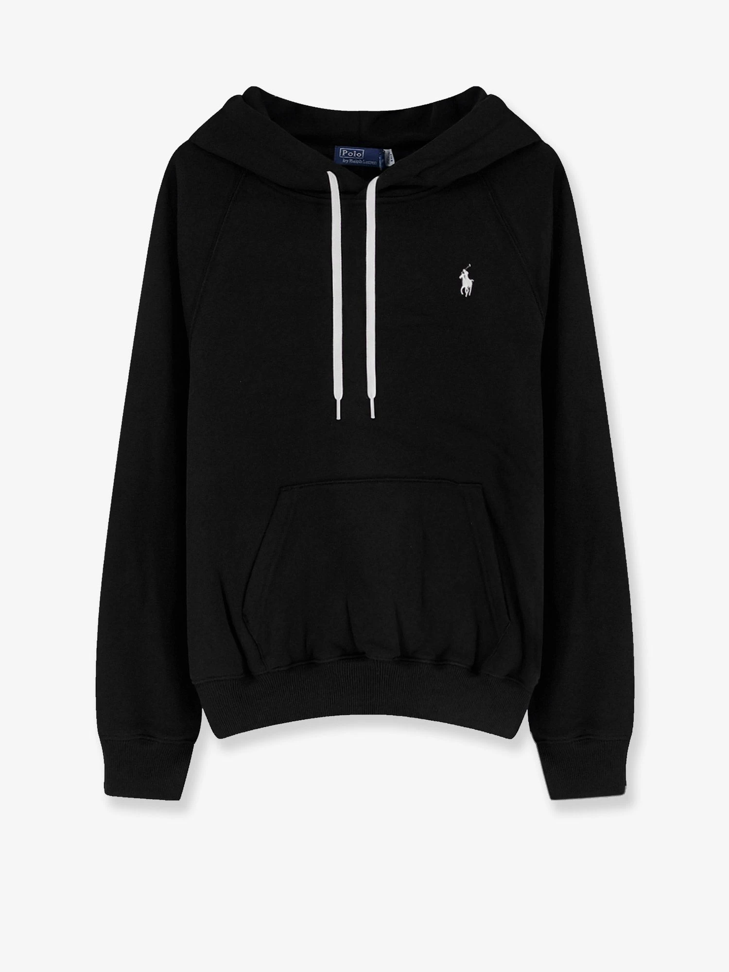 Cotton blend sweatshirt with embroidered logo.webp