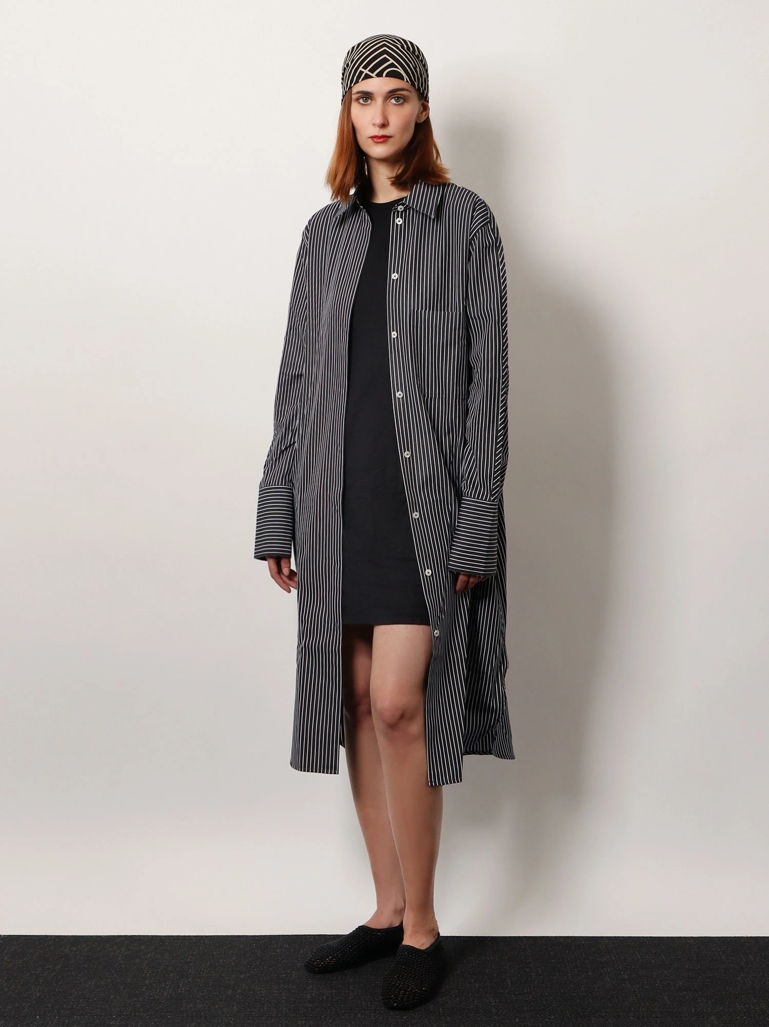 Relaxed Tee lyocell and cotton short dress.webp