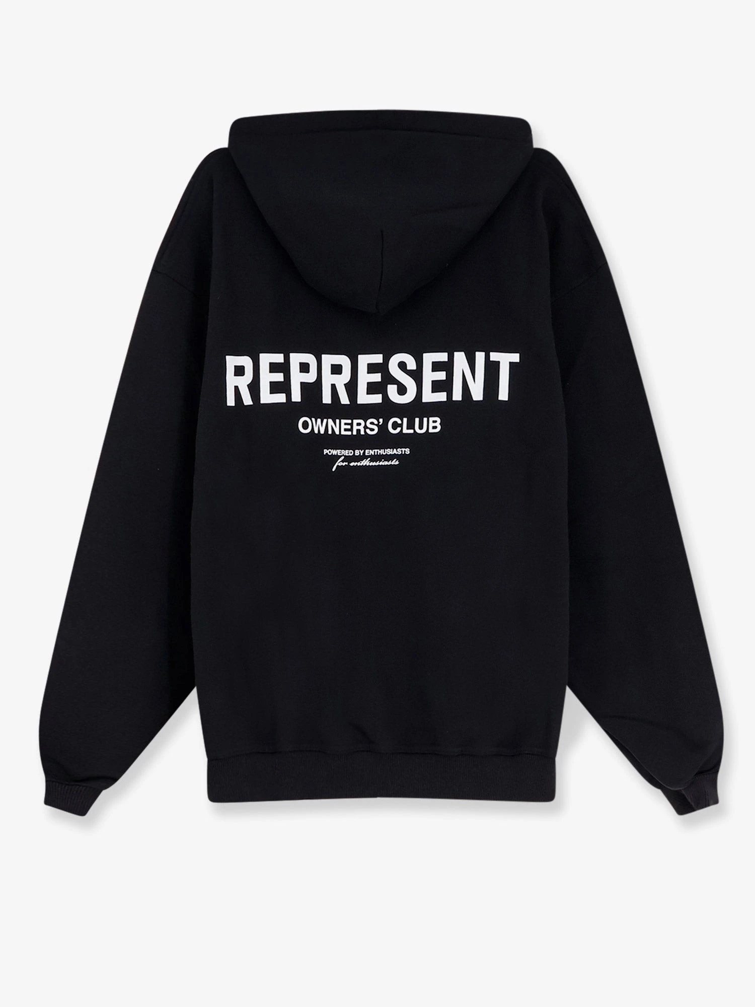 Cotton sweatshirt with printed logo on the front.webp