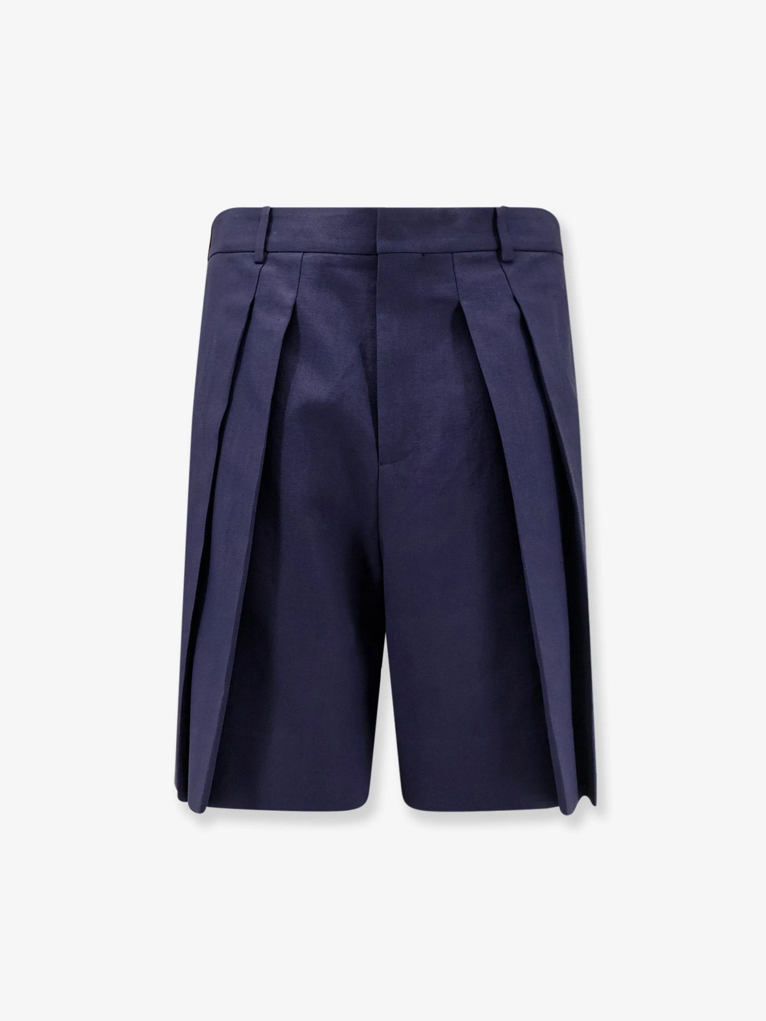 Paula's Ibiza linen and cotton bermuda shorts.webp