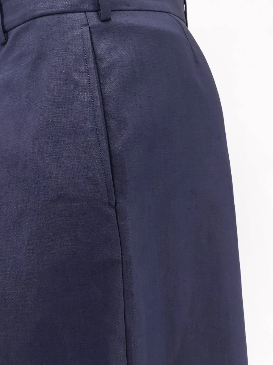 Paula's Ibiza linen and cotton bermuda shorts.webp