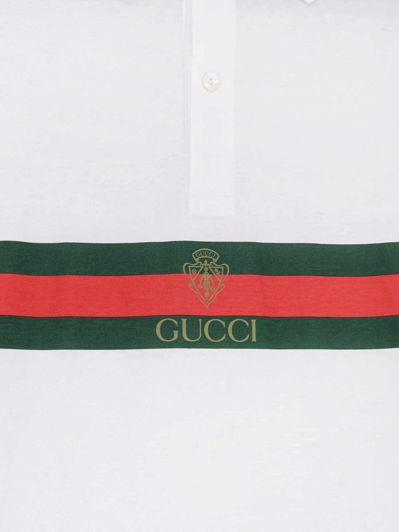 Cotton polo shirt with Web print on the front.webp