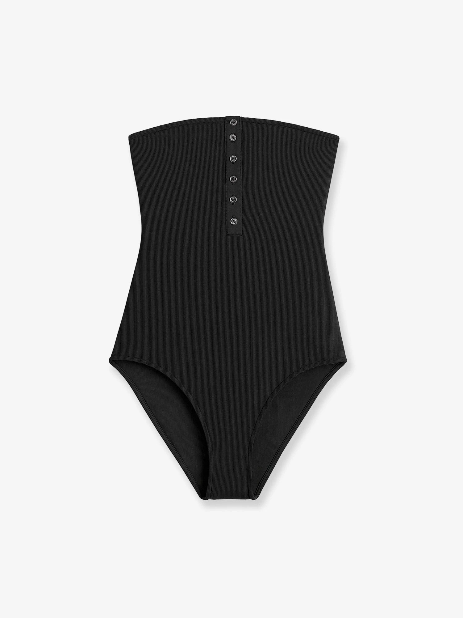 One-piece swimsuit with ribbed knit.webp