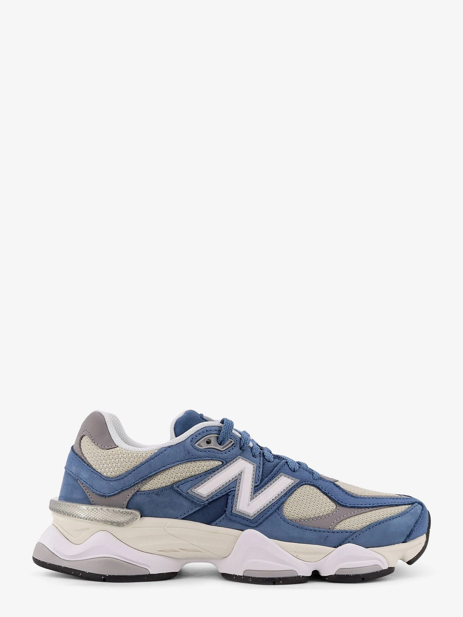 9060 mesh low-top sneakers with suede inserts.webp