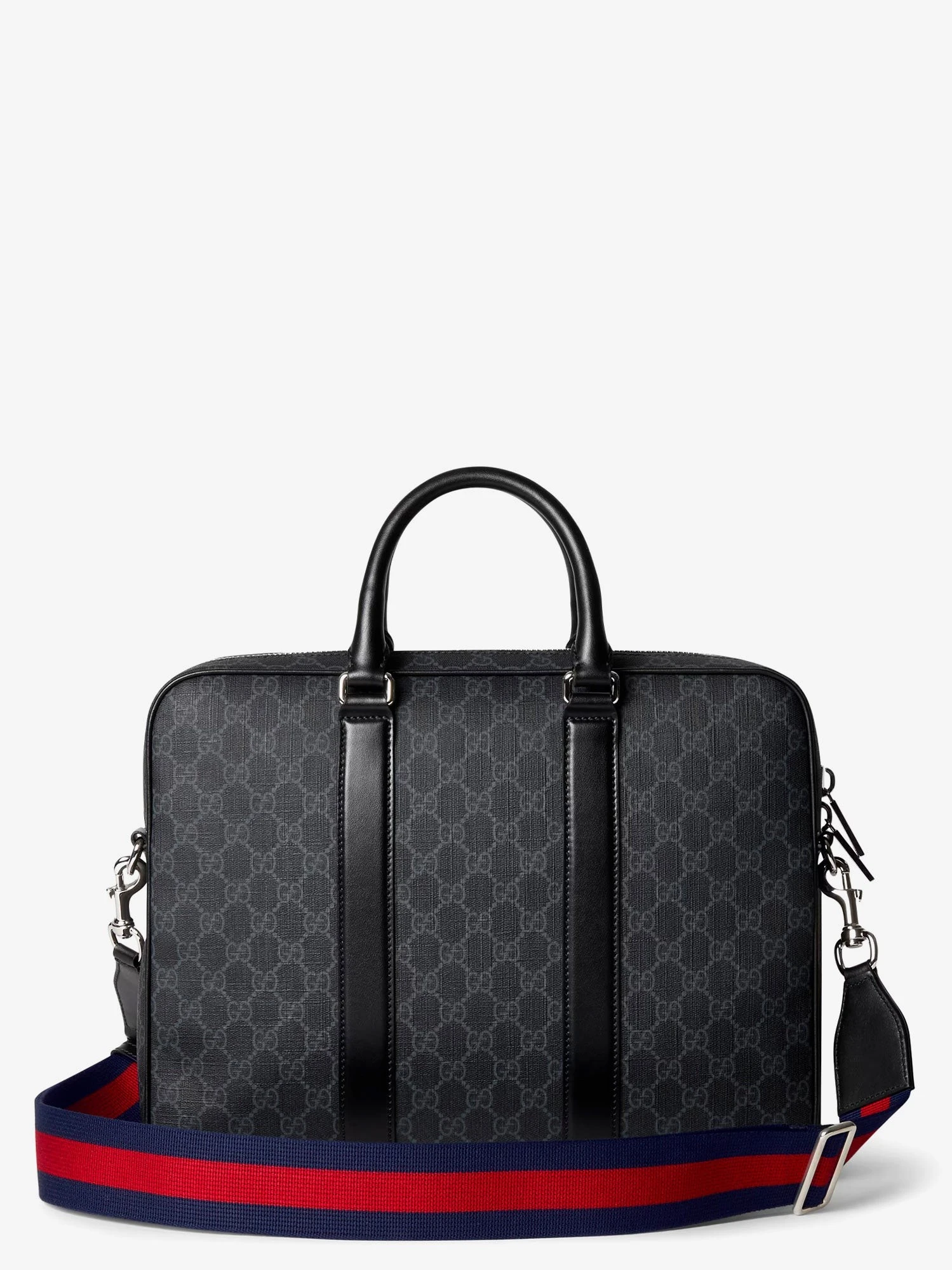 GG Supreme fabric and leather briefcase.webp