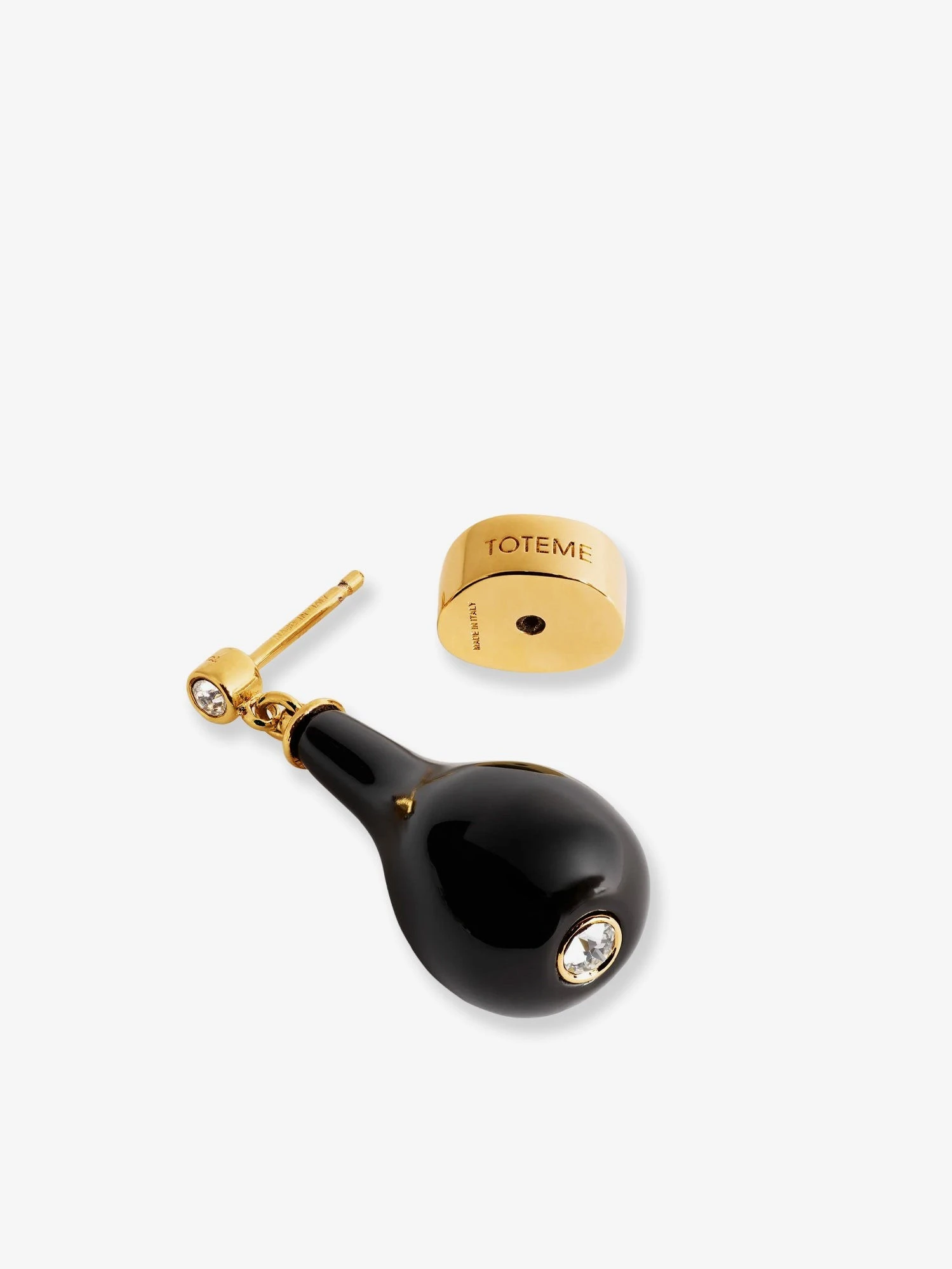 Onyx drops brass earrings.webp