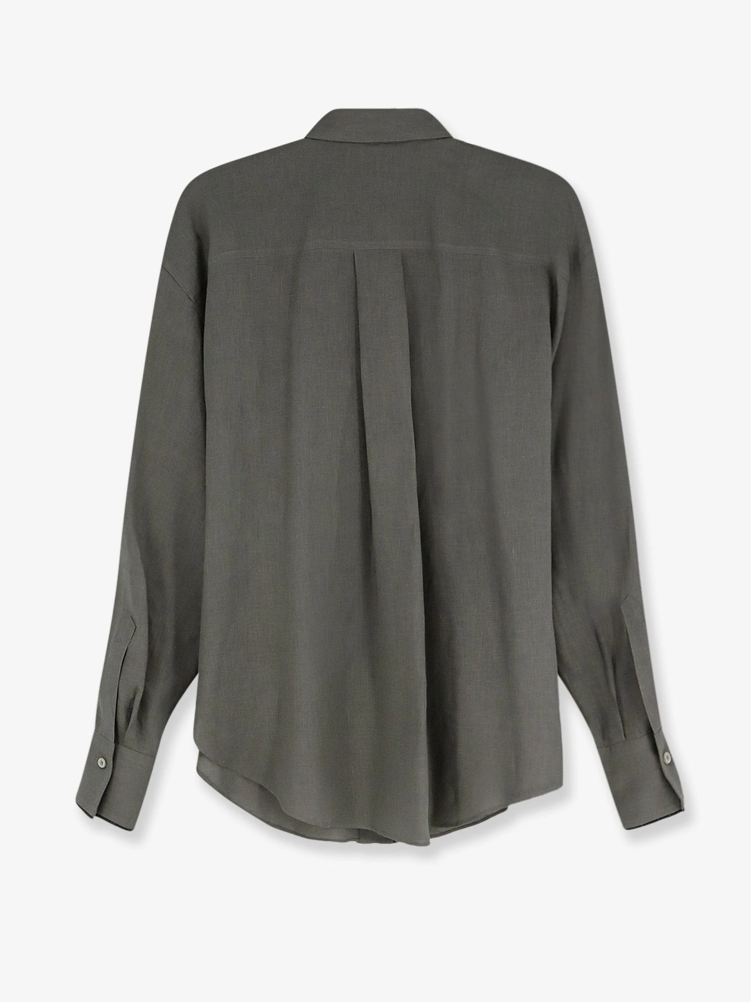 Linen shirt with Monili detail.webp