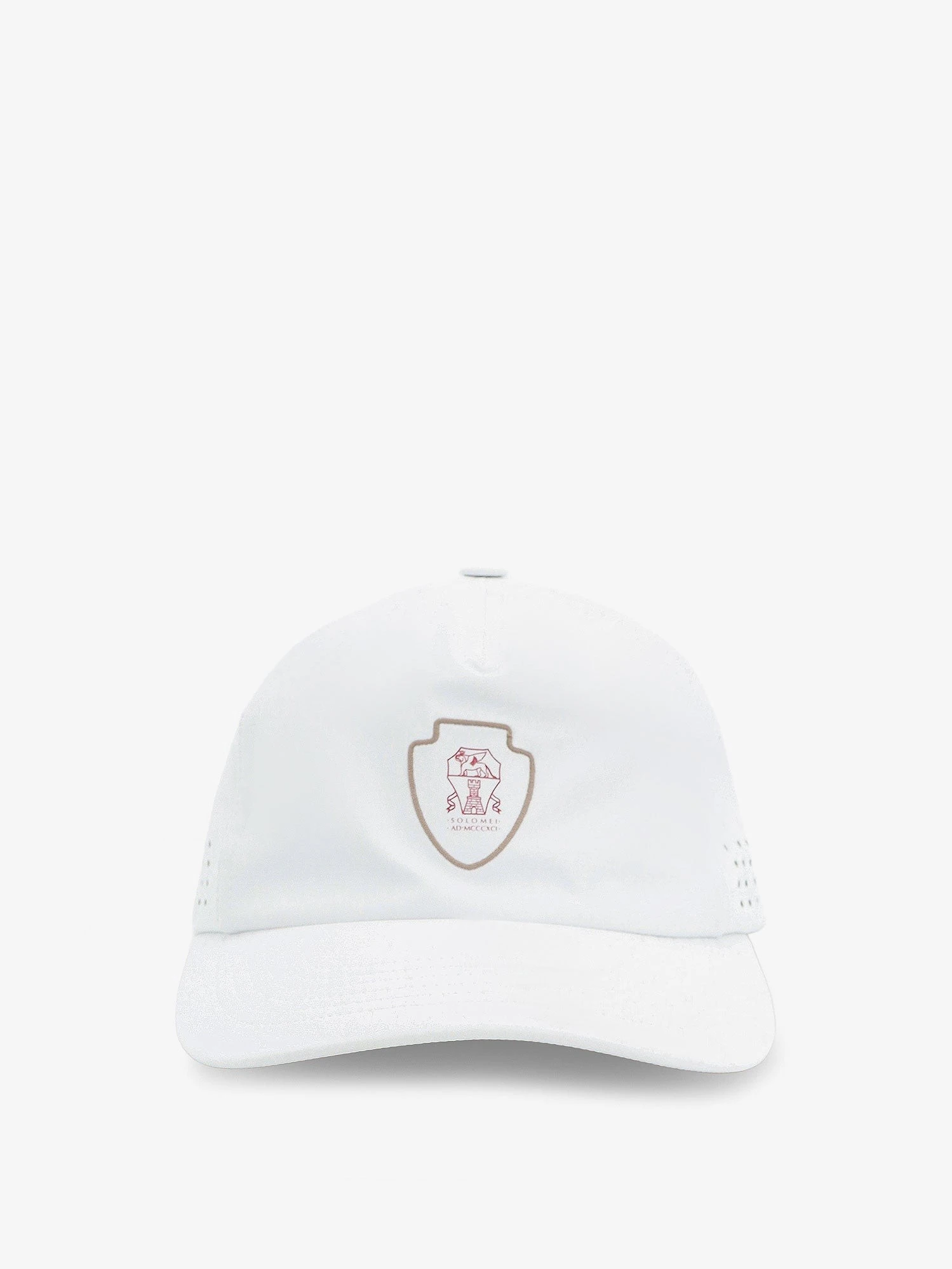 Nylon hat with logo on the front.webp