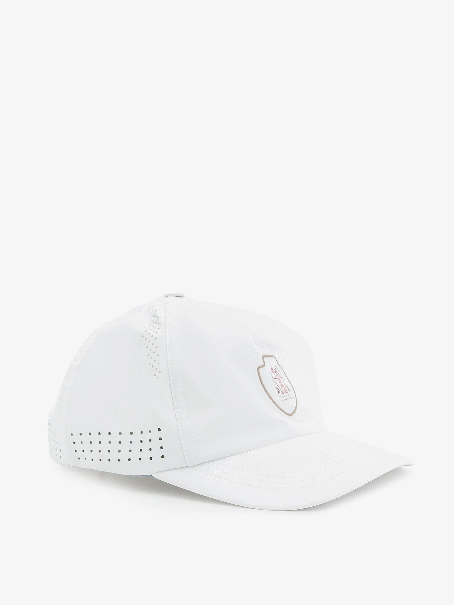 Nylon hat with logo on the front.webp