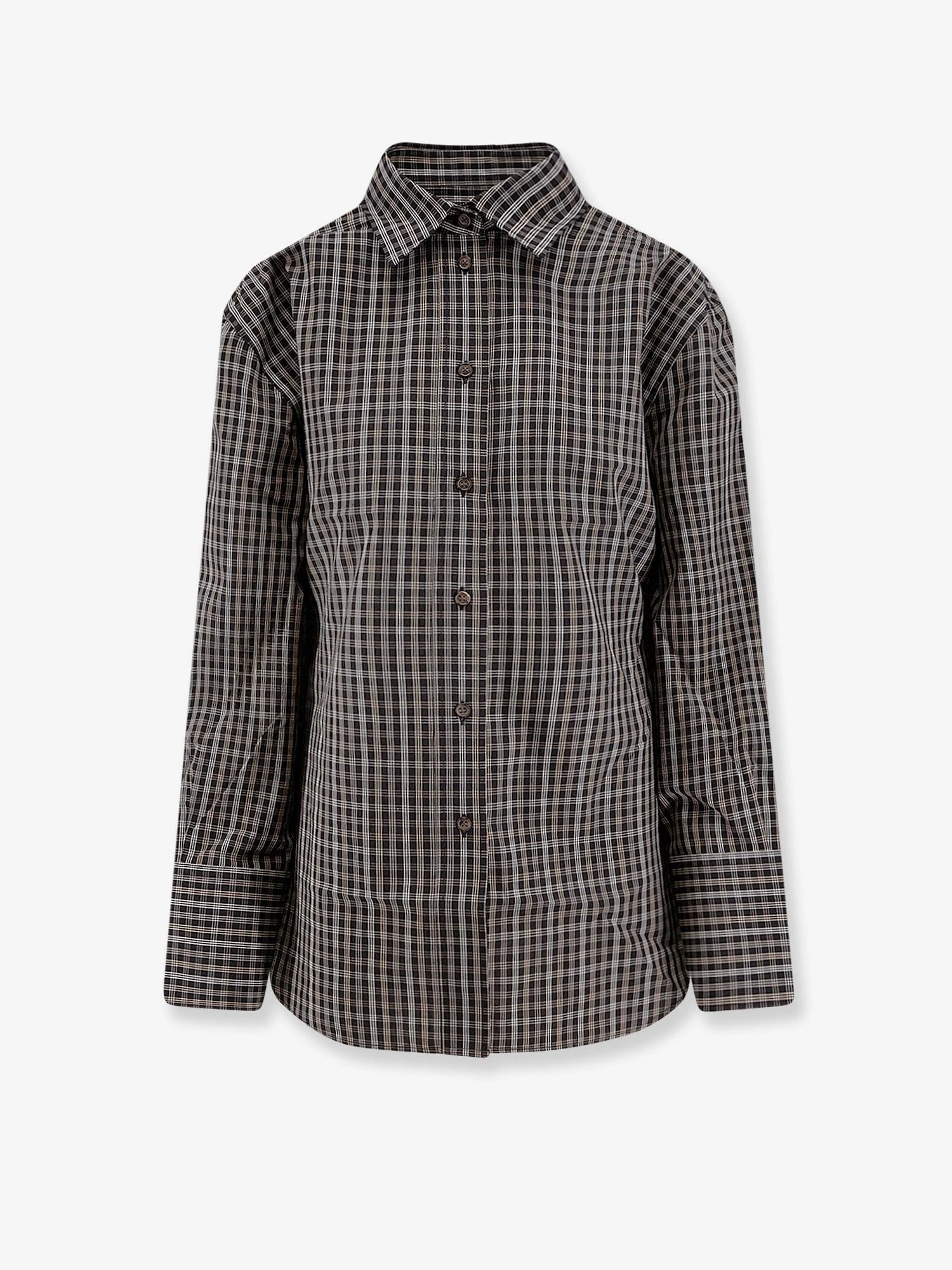 Cotton shirt with check pattern.webp