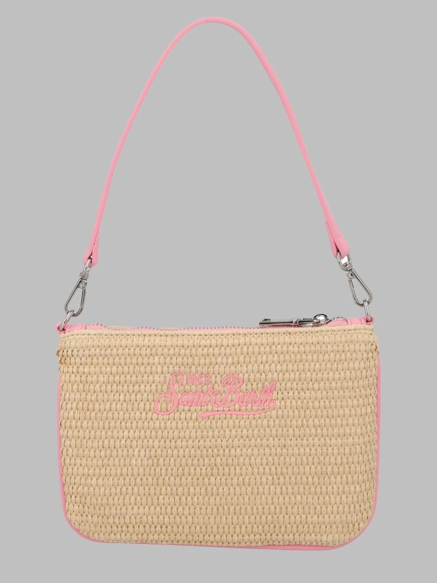 POCHETTE "PARISIENNE" MINI EFFETTO PAGLIA.webp