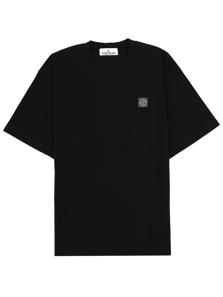 T-SHIRT WITH LOGO PATCH.webp
