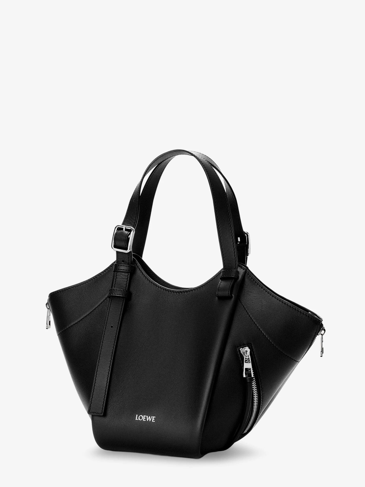 Hammock Flip leather handbag with front lettering logo.webp