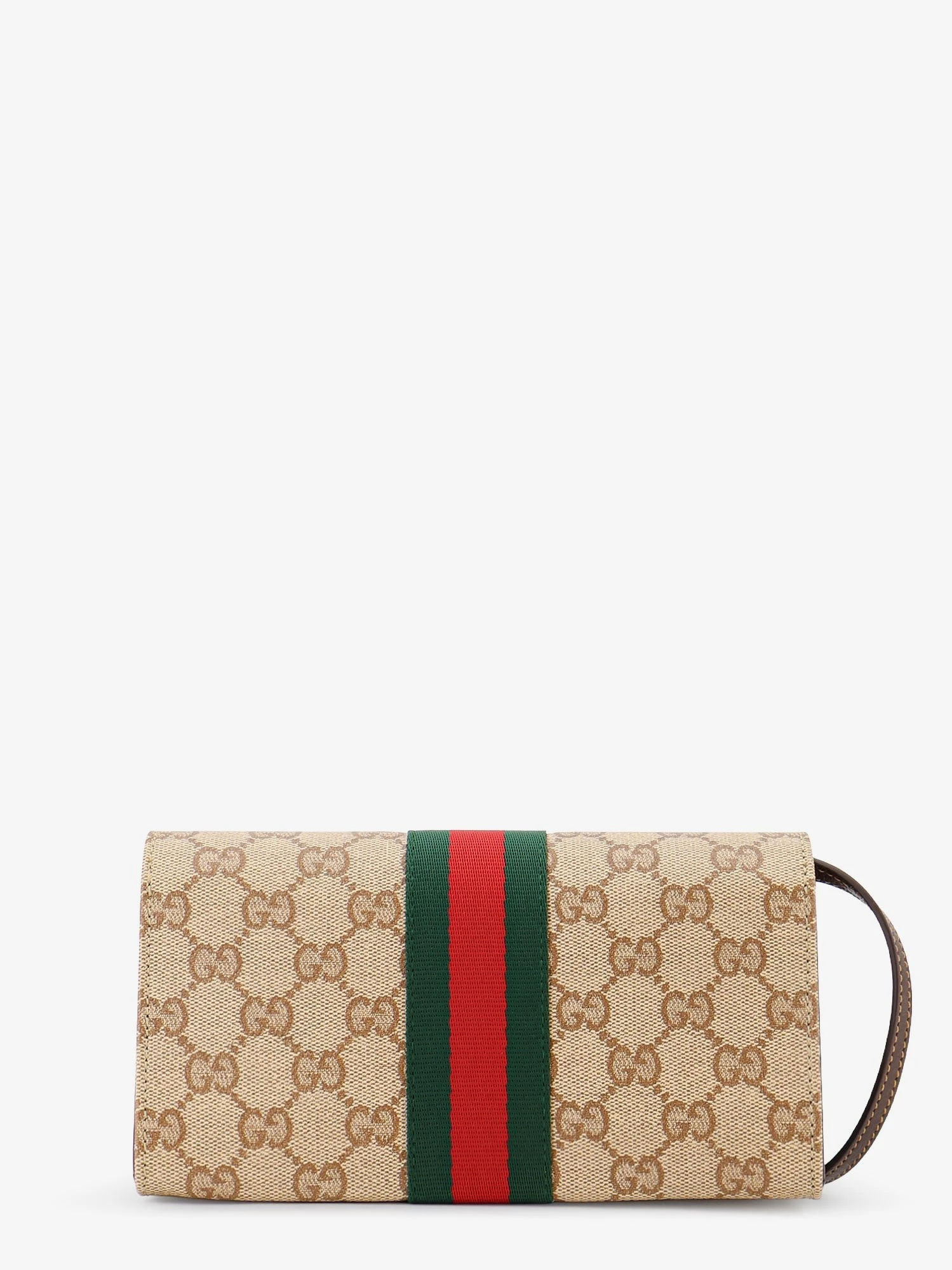 GG fabric shoulder bag with Nastro Web detail.webp
