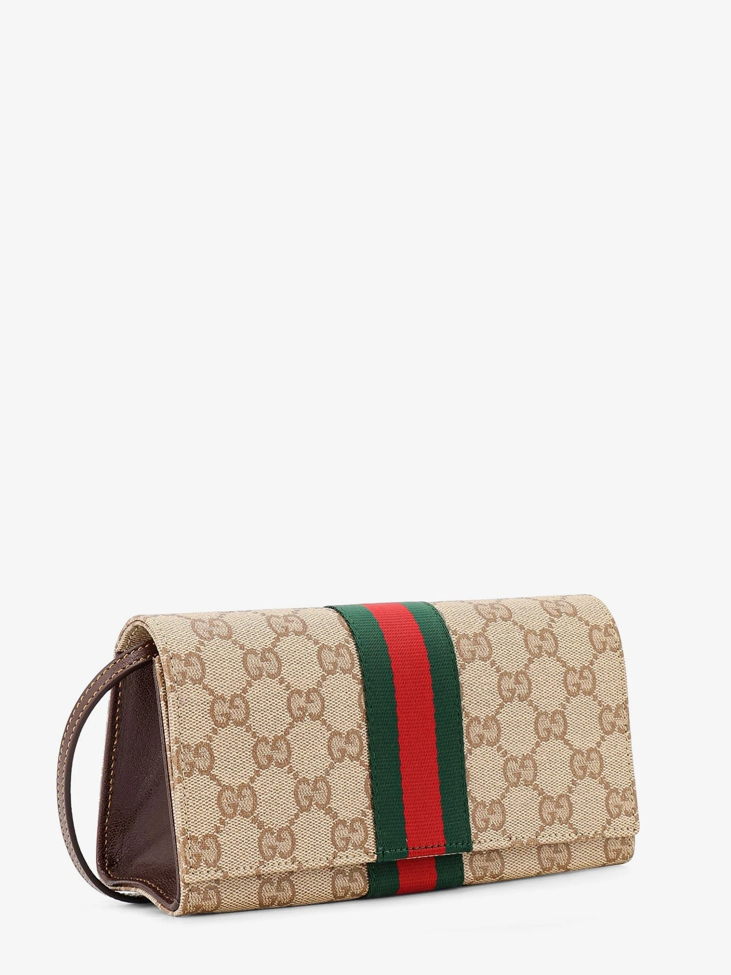 GG fabric shoulder bag with Nastro Web detail.webp