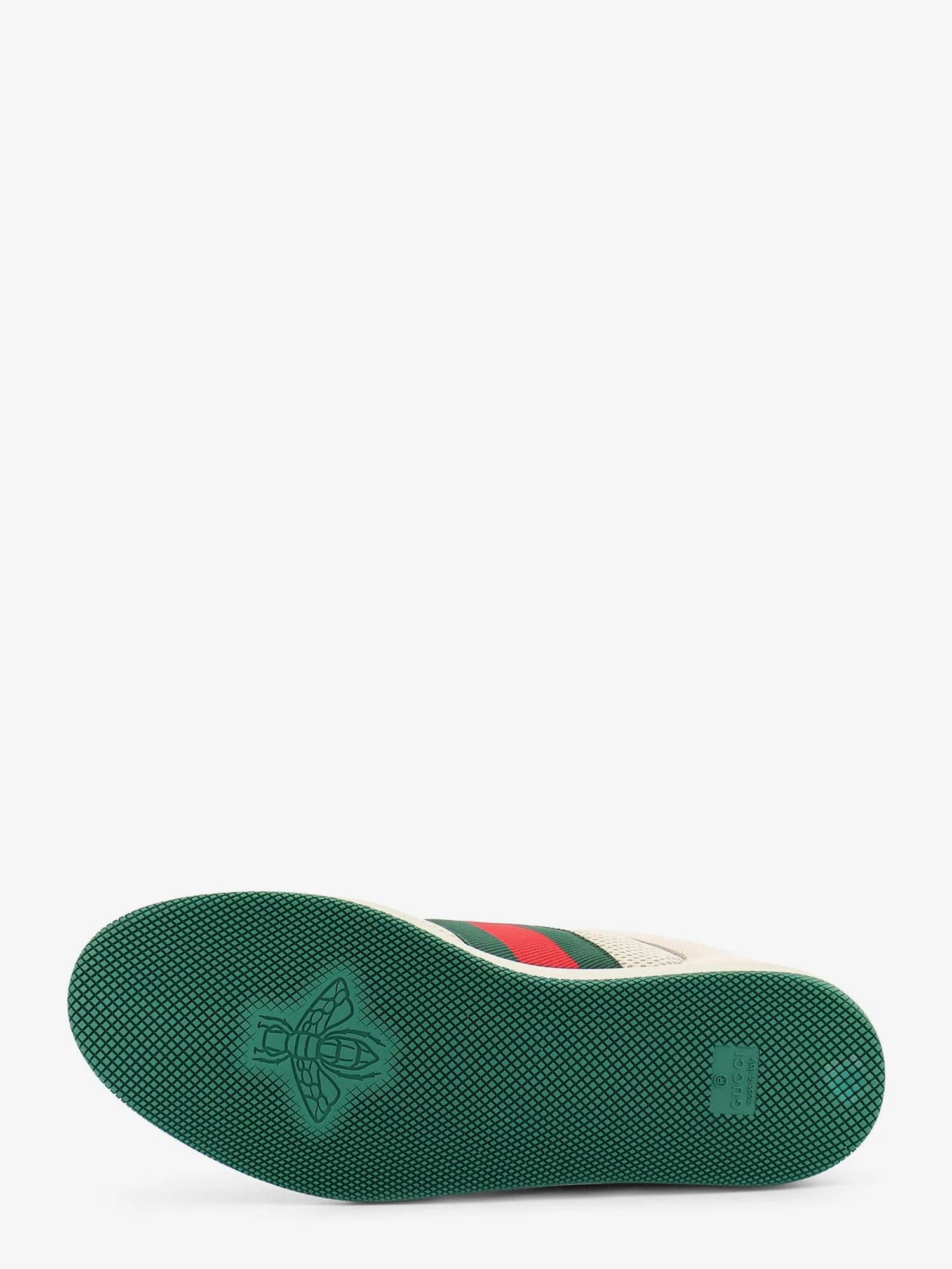 Screener mesh and leather sneakers with Nastro Web on the side.webp