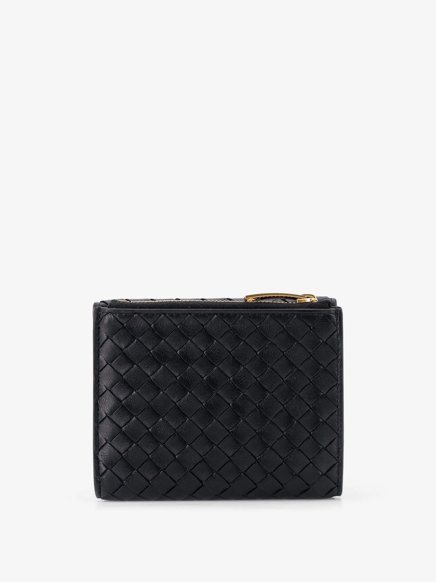Bi-fold Intrecciato wallet with zip.webp