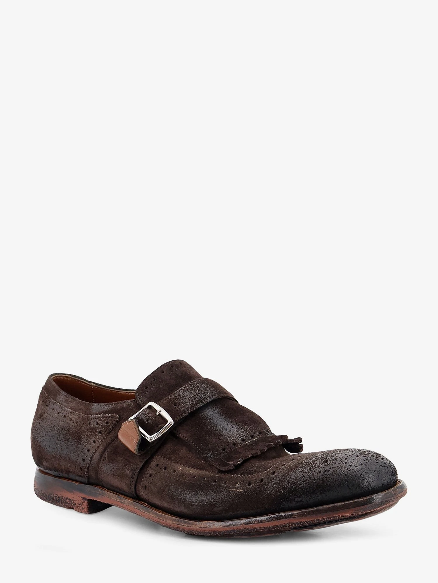 Shanghai loafers in vintage-effect suede.webp