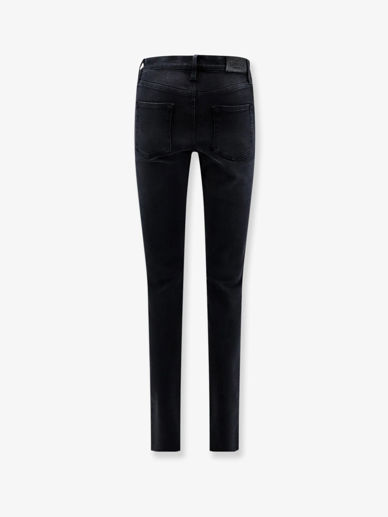 Slim Fit black denim trousers.webp