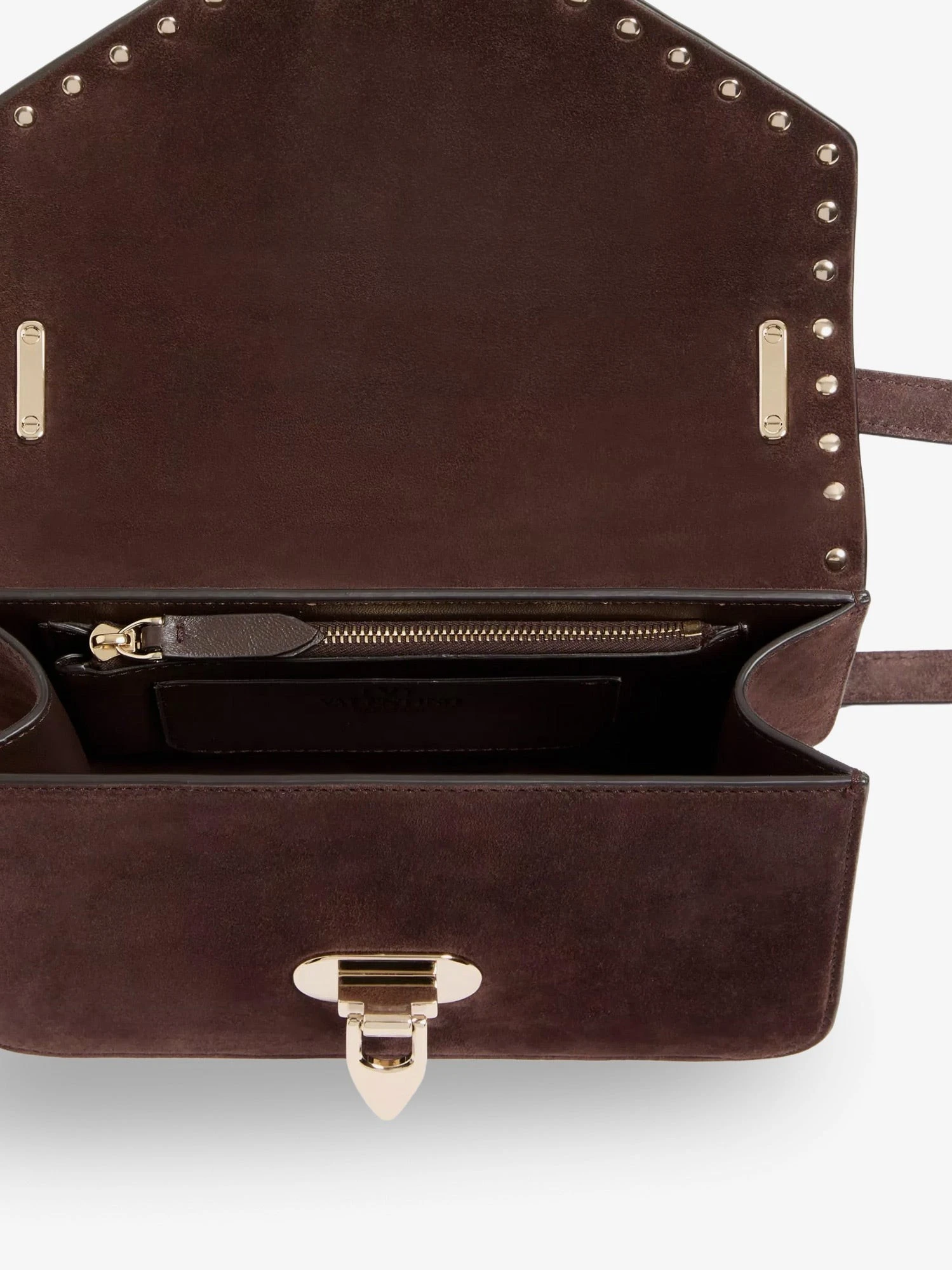 Rockstud suede crossbody bag.webp