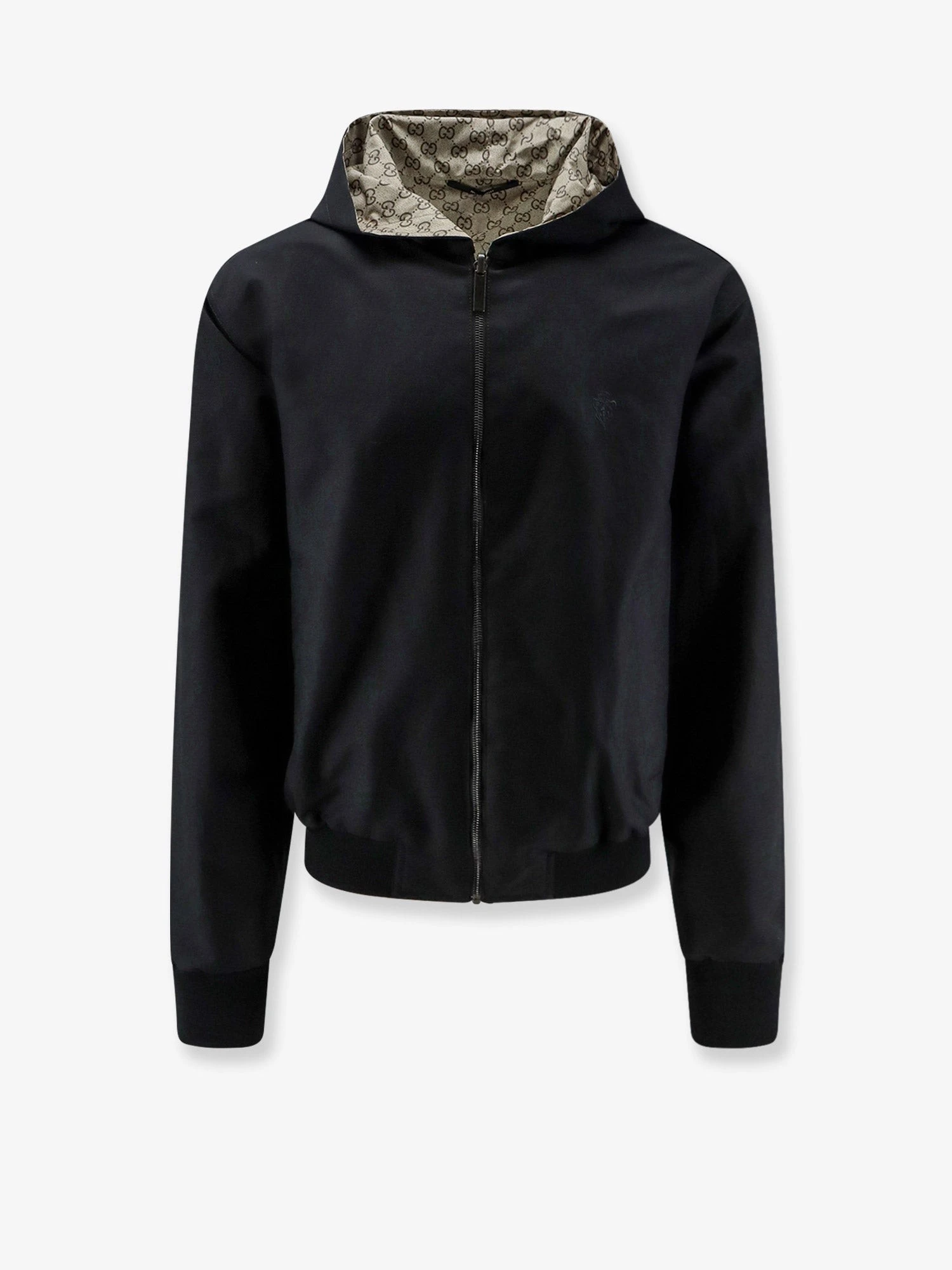 Reversible cotton and GG nylon jacket.webp