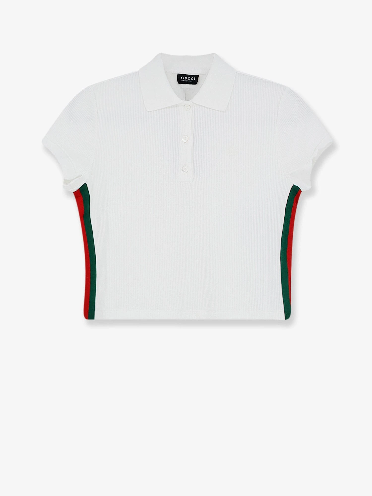 Ribbed cotton jersey polo shirt.webp