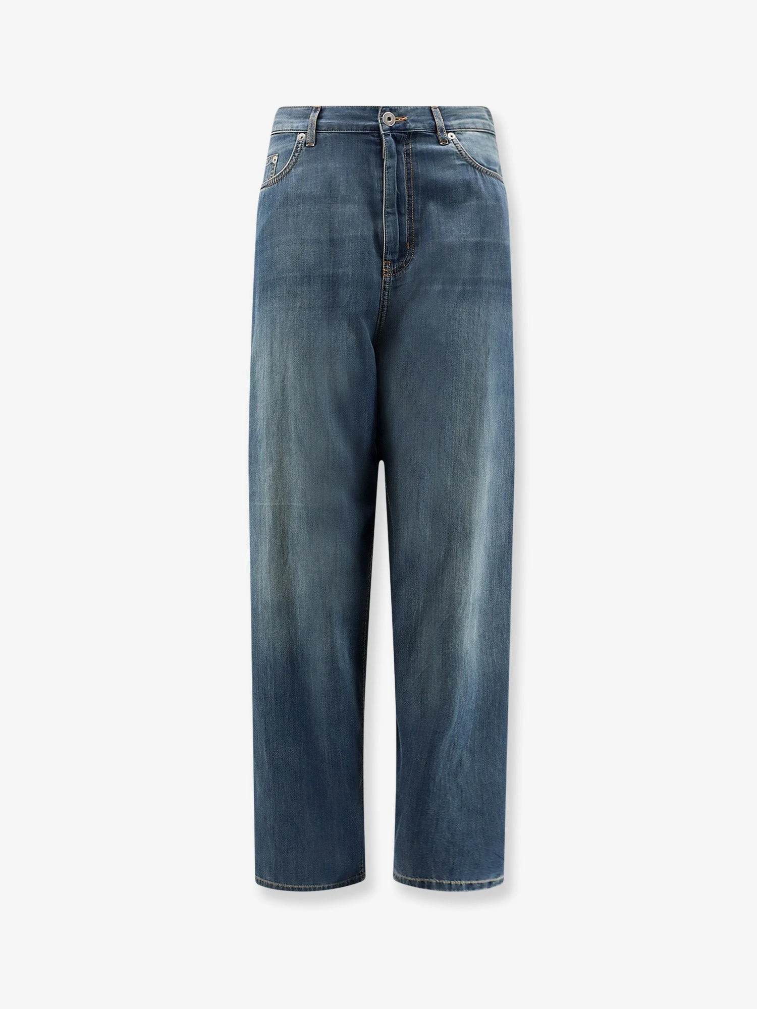 Light Denim Jeans with Vintage effect.webp