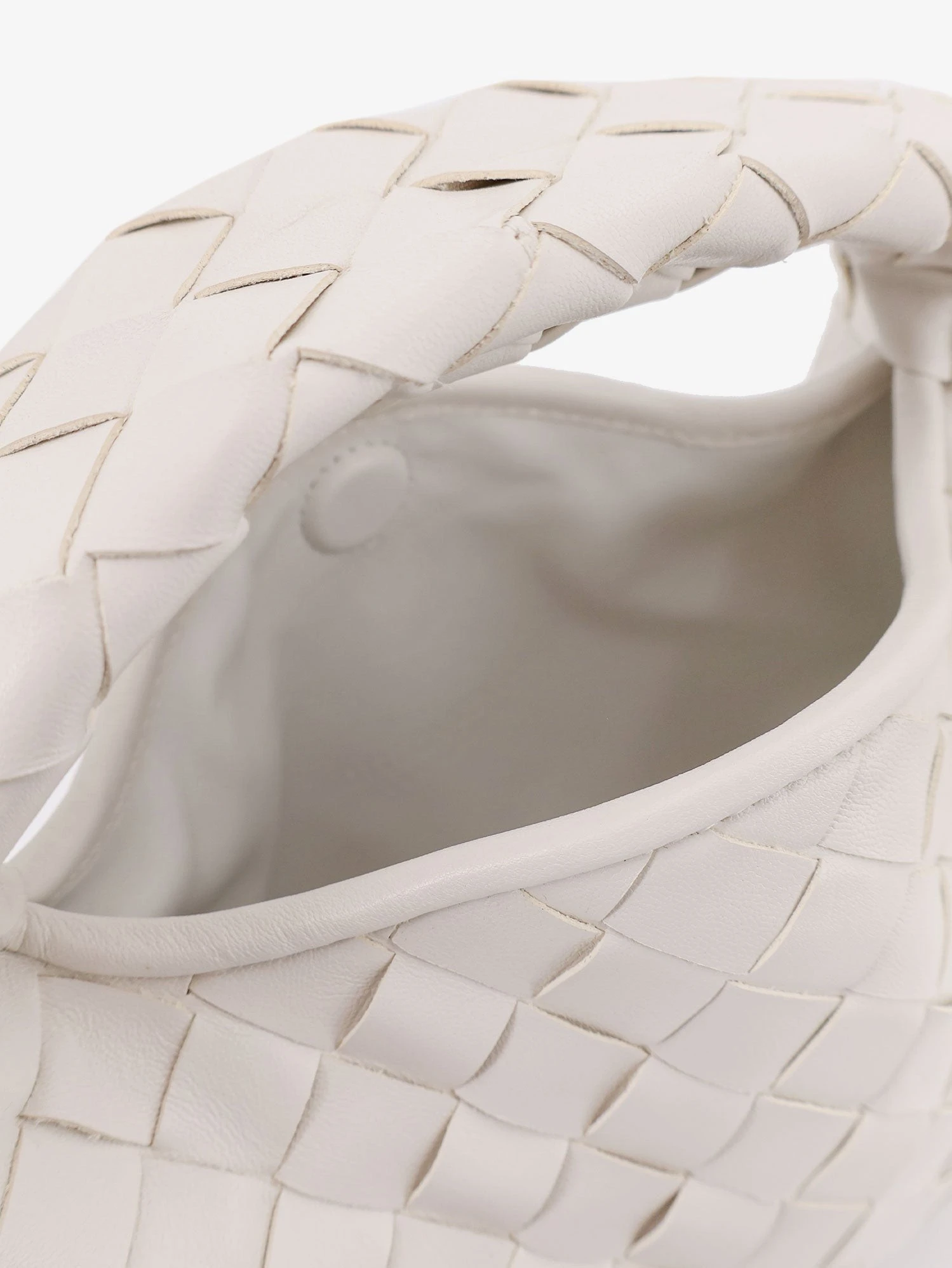 Mini Hop leather crossbody bag with Intrecciato pattern.webp