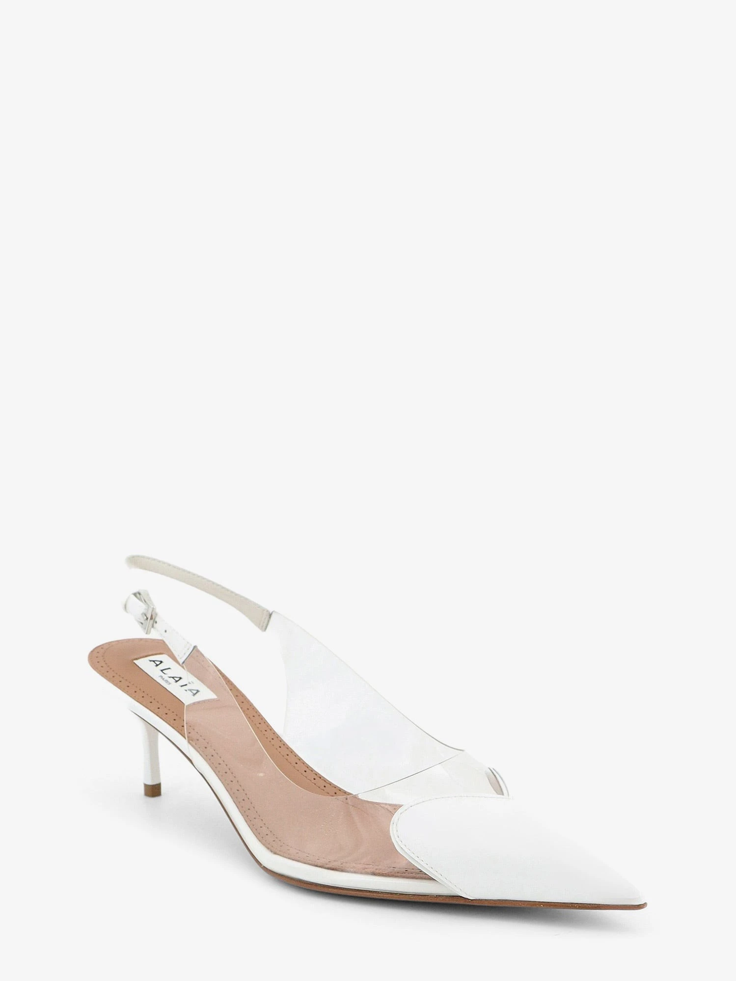 Le Coeur Slingback PVC and leather pumps.webp