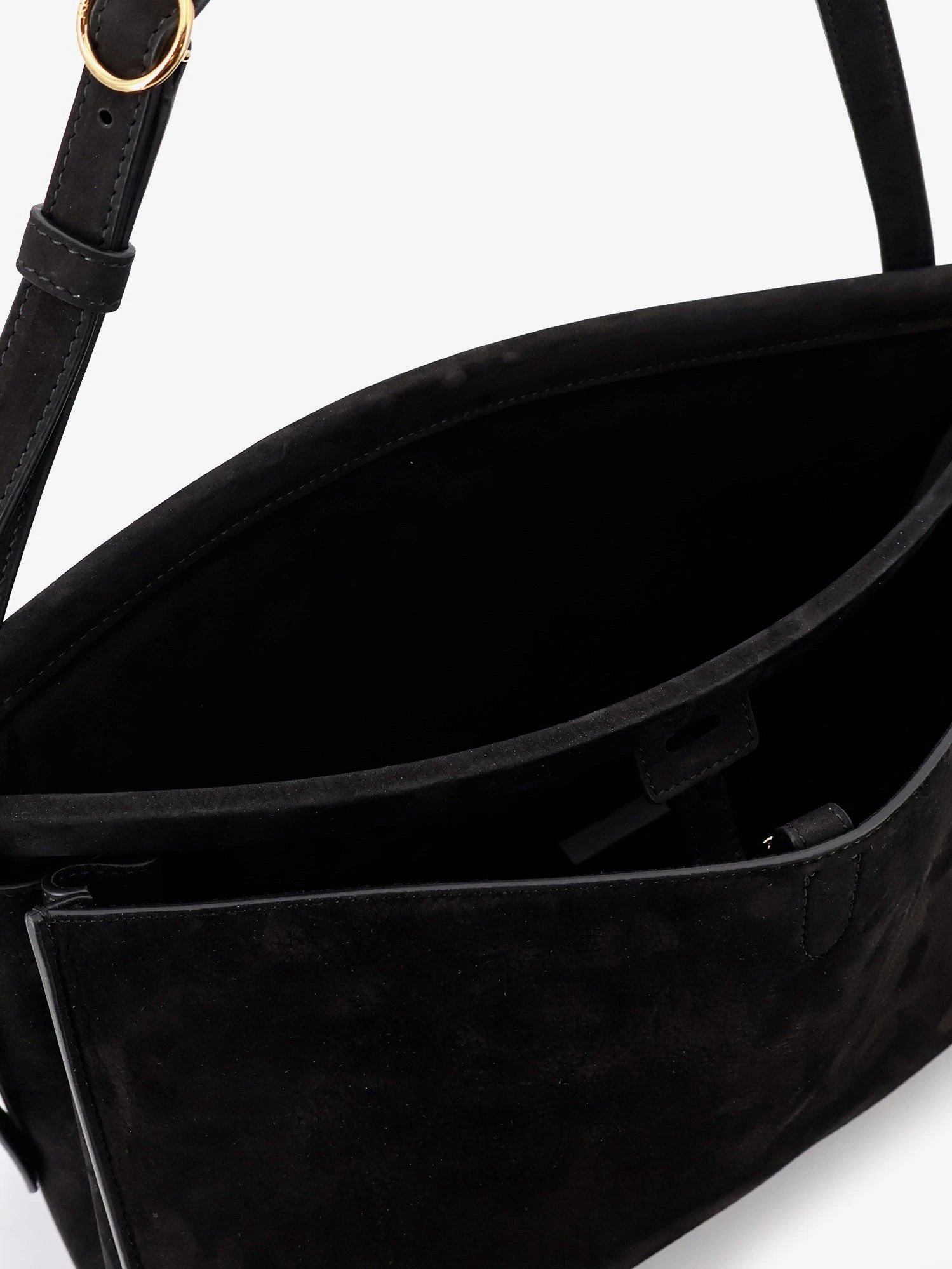 Le Click Pocket 35 nabuk shoulder bag.webp