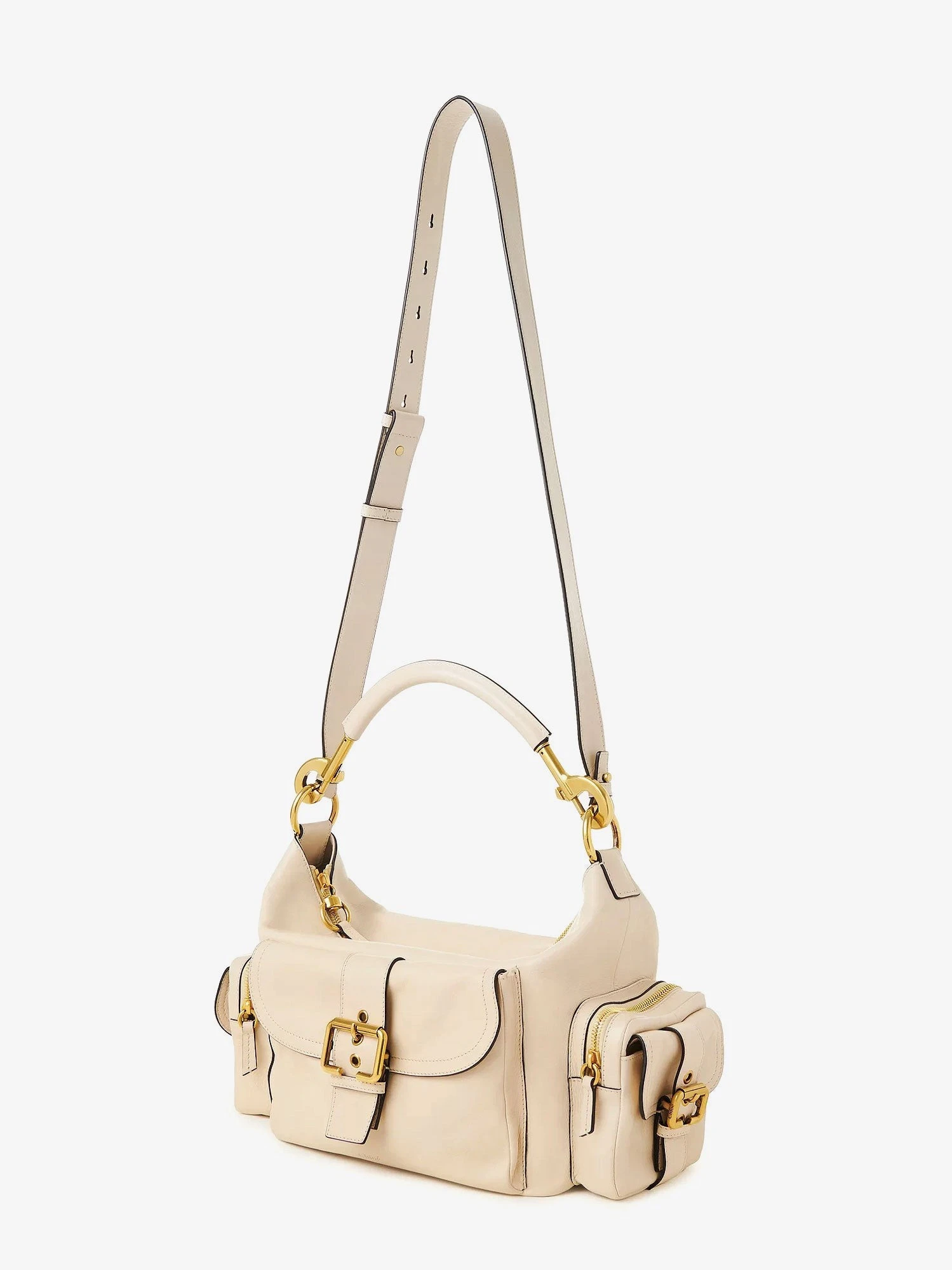 Medium Double Carry leather shoulder bag.webp