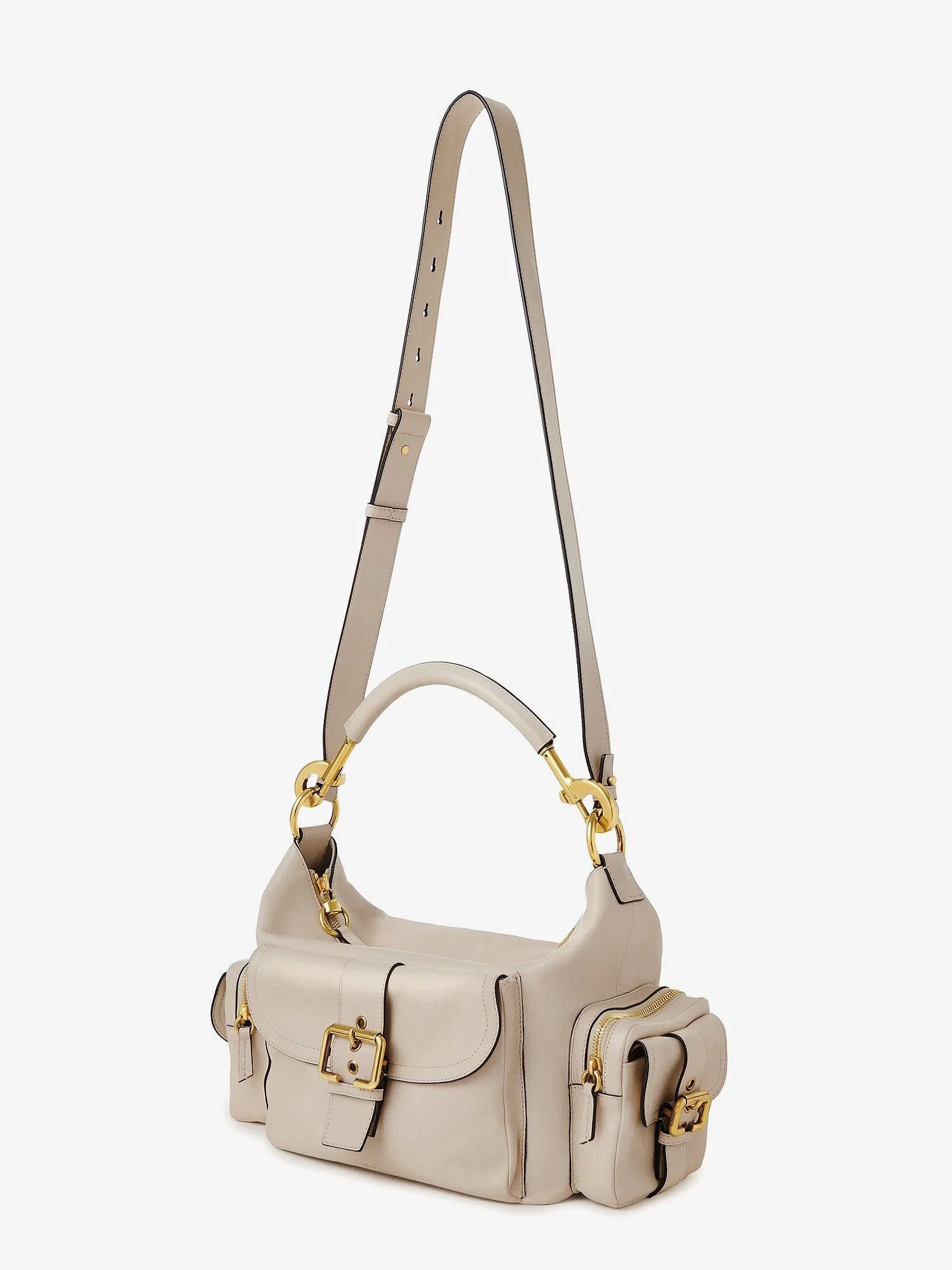 Medium Double Carry leather shoulder bag.webp