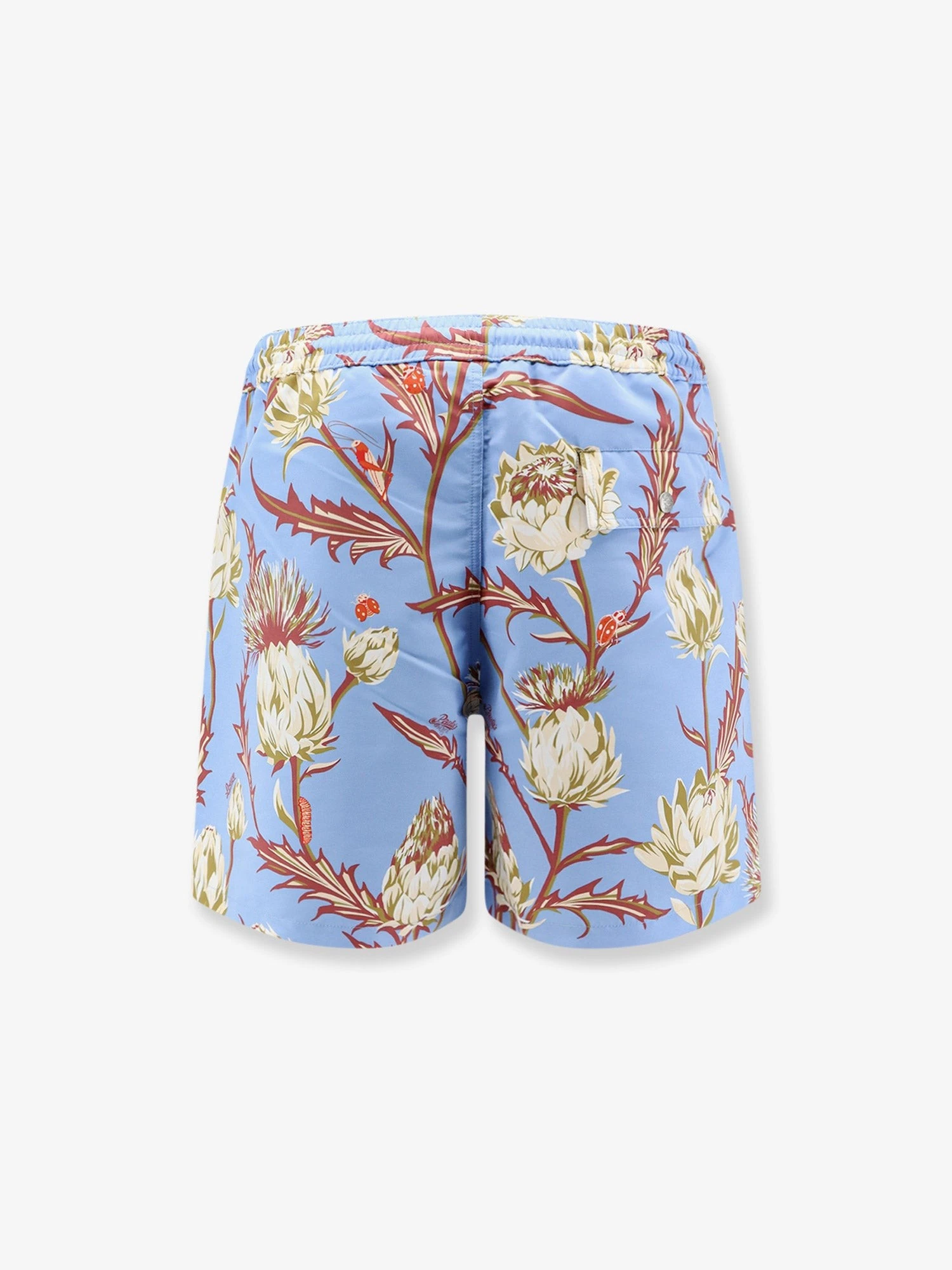 Paula's Ibiza floral print nylon swim trunks.webp