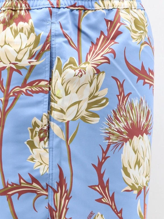 Paula's Ibiza floral print nylon swim trunks.webp