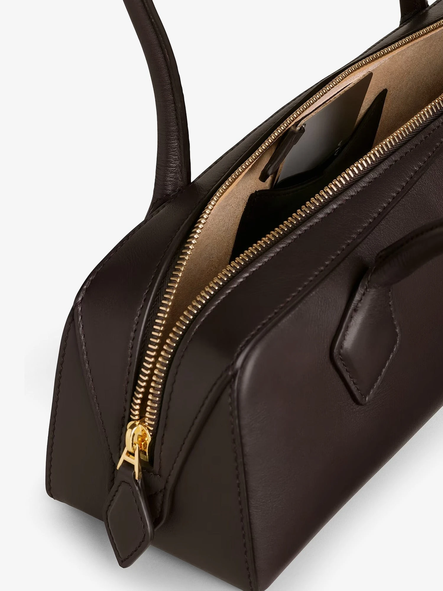 Le Teckel Medium leather shoulder bag.webp