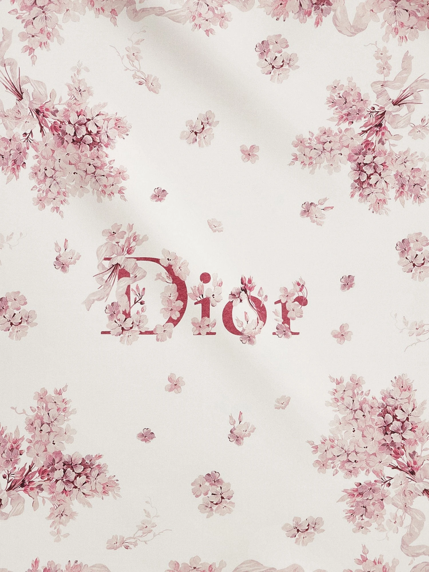 Dior Lilac Bouquet Print Silk foulard.webp