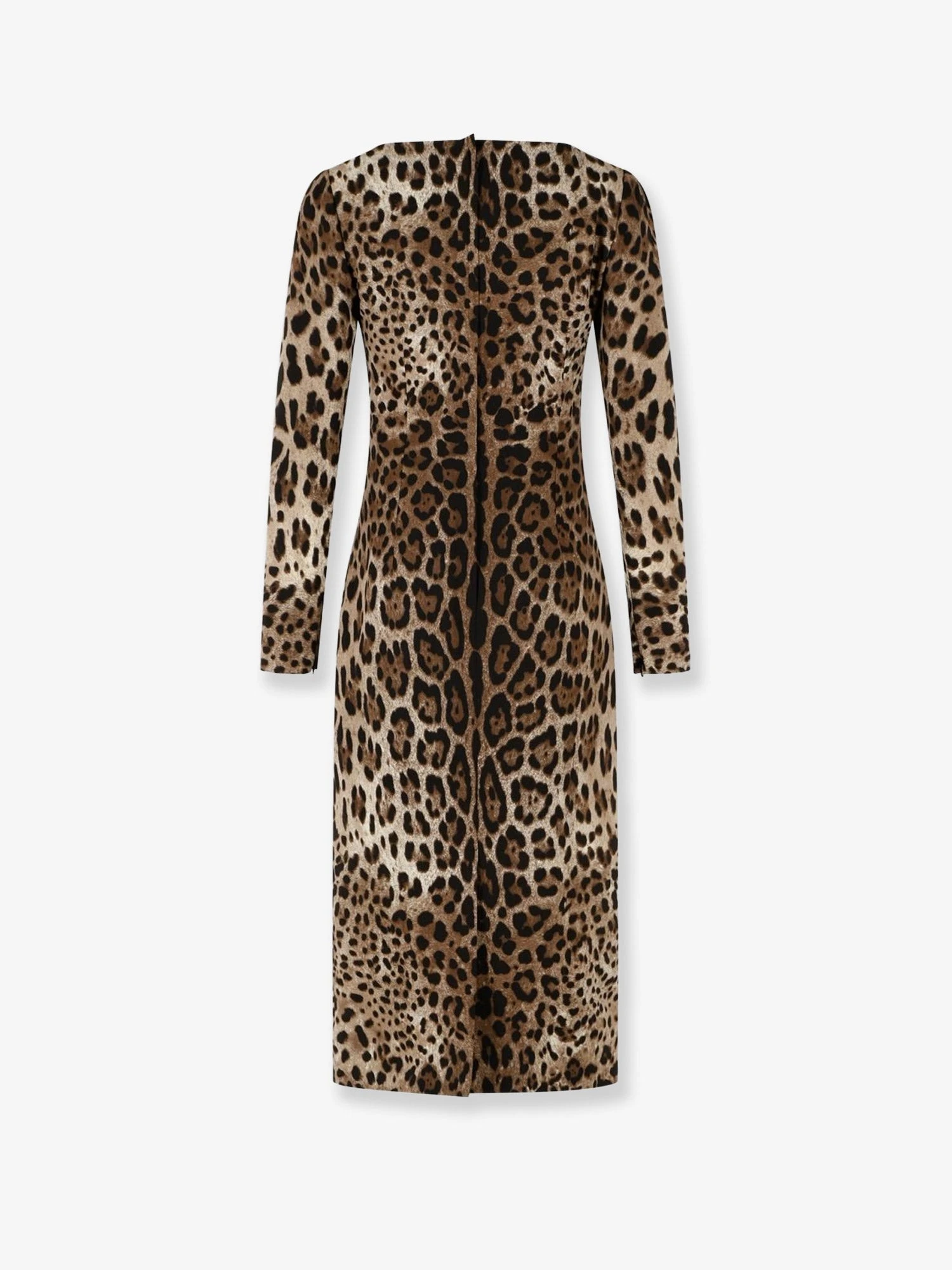 Midi Dress with Animal Print.webp