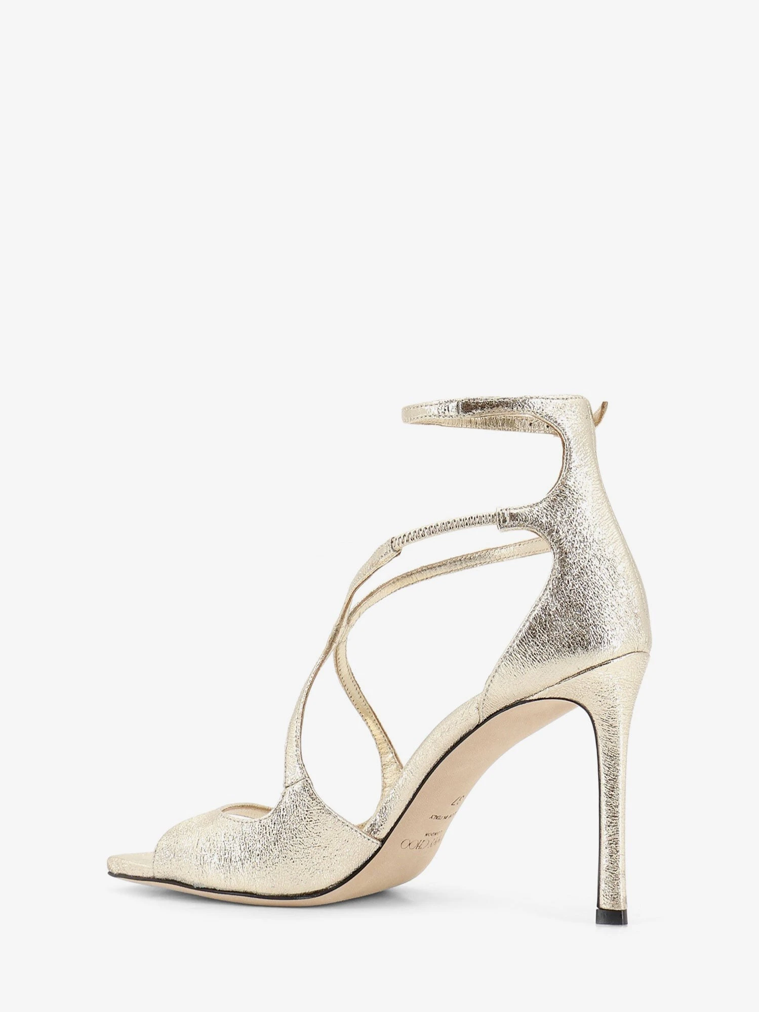Azia glittered leather sandals.webp