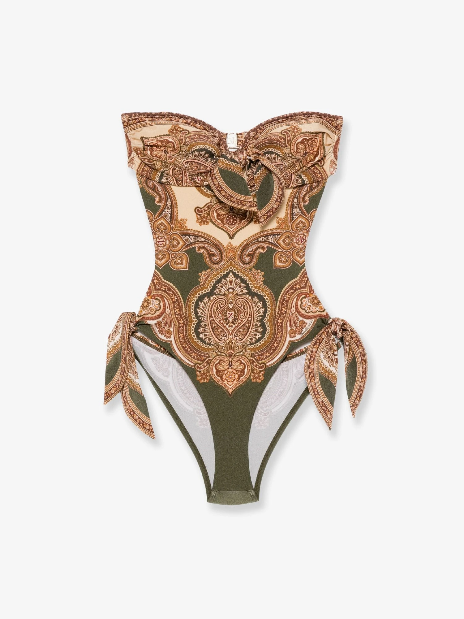 Mahon nylon one-piece swimsuit with paisley print.webp